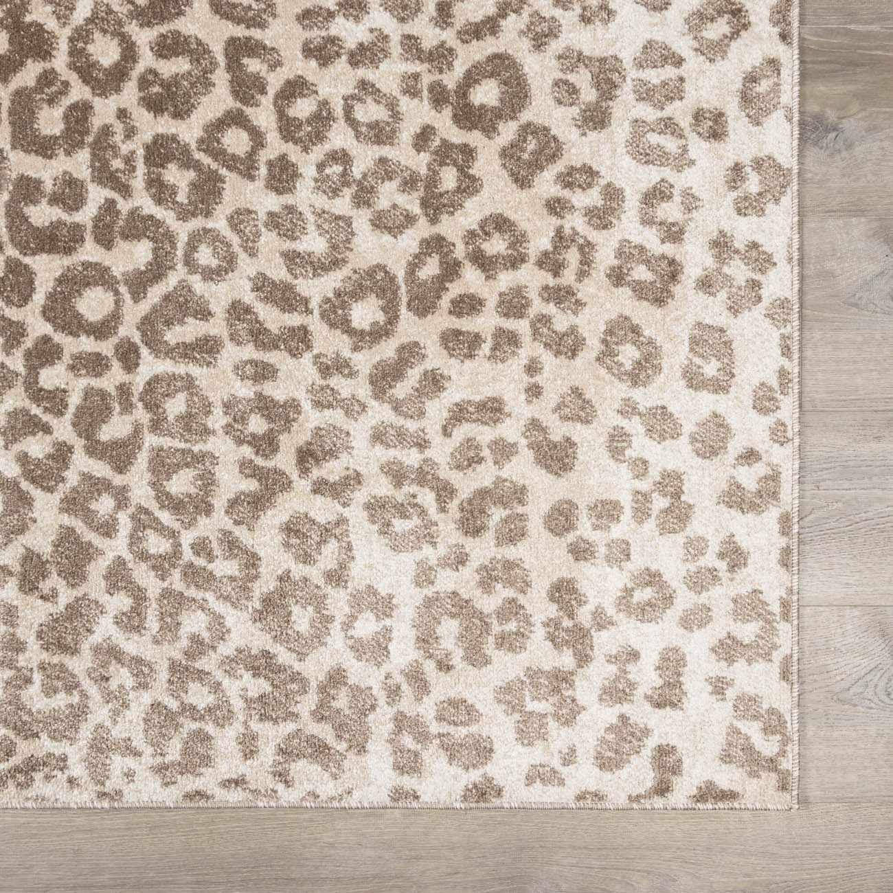 Tan Bonhill Leopard Print Area Rug - Image 7