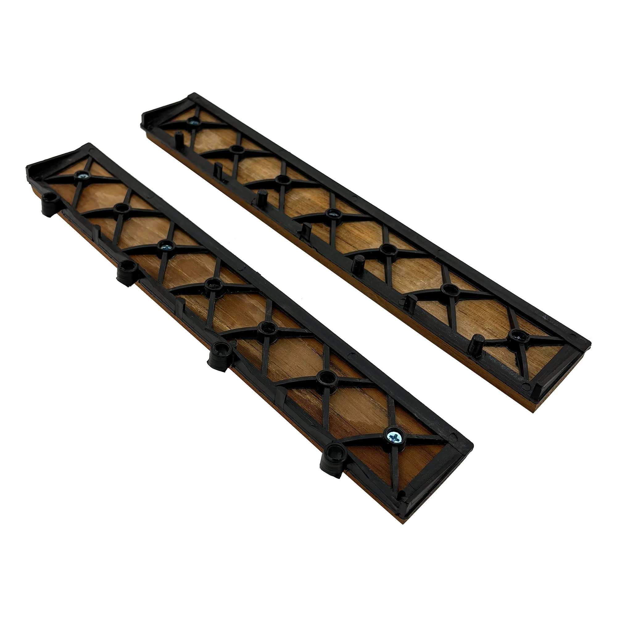 Teak Interlocking Tile End Pieces (Loop, Pin or Corner) - Image 4