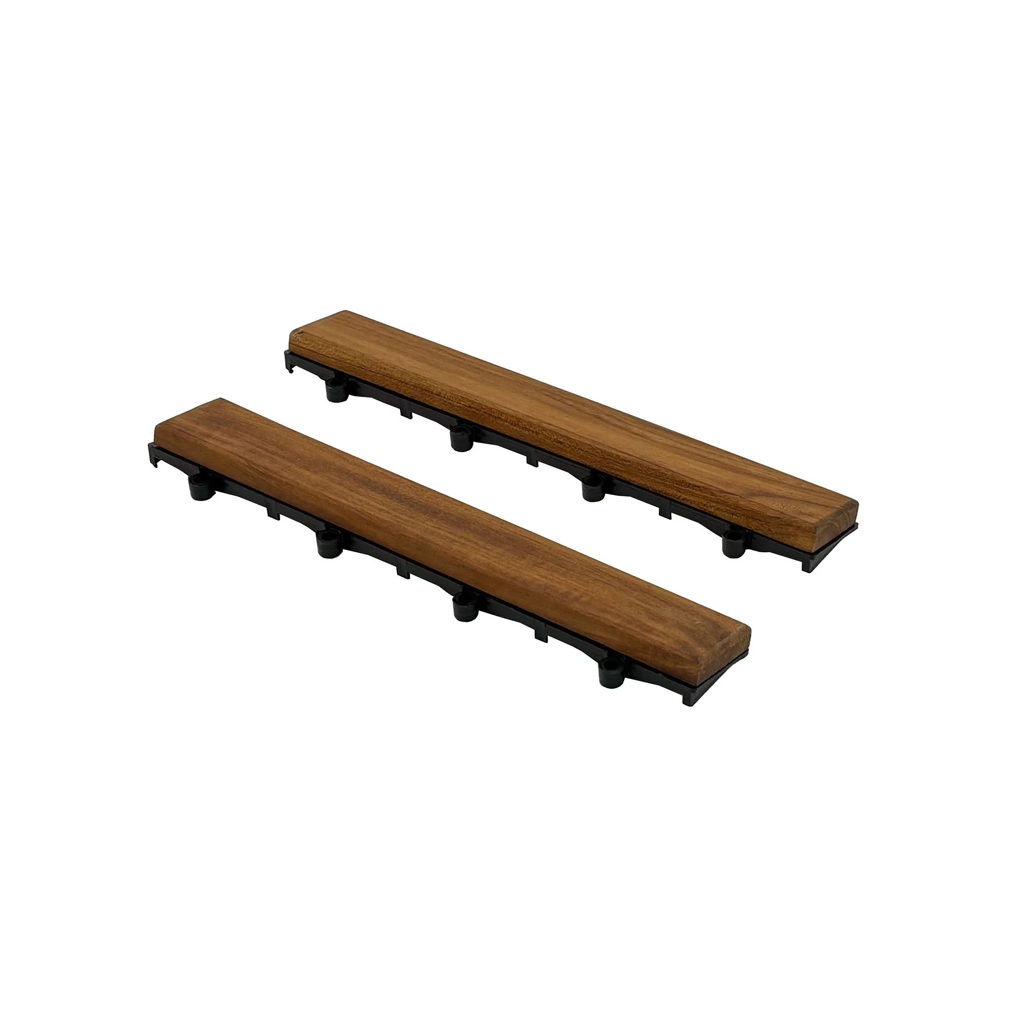 Teak Interlocking Tile End Pieces (Loop, Pin or Corner) - Image 5