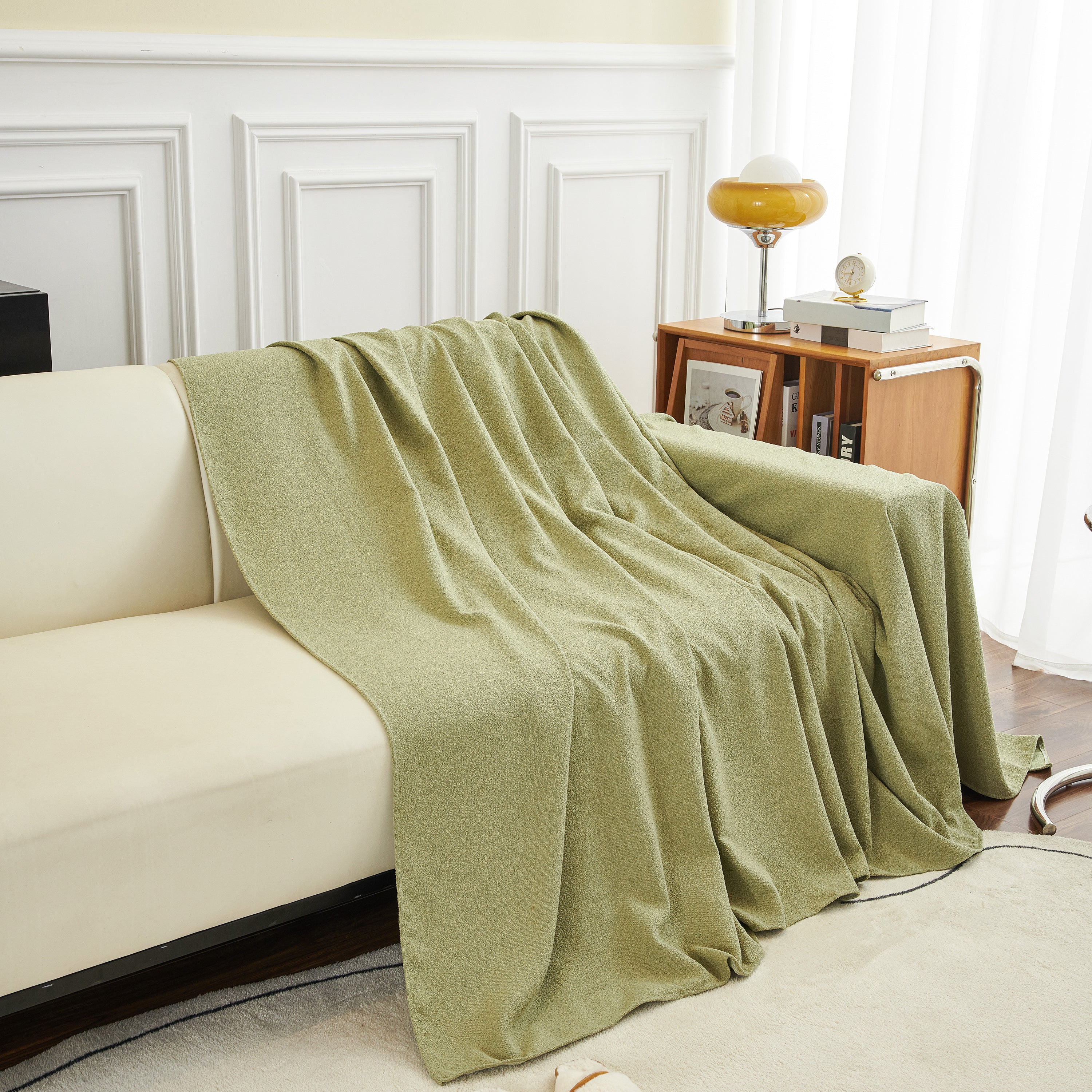Teddy Throw Blanket and Stylish Slipcover for Couch, Waterproof Sofa Cover for Pets - Image 13