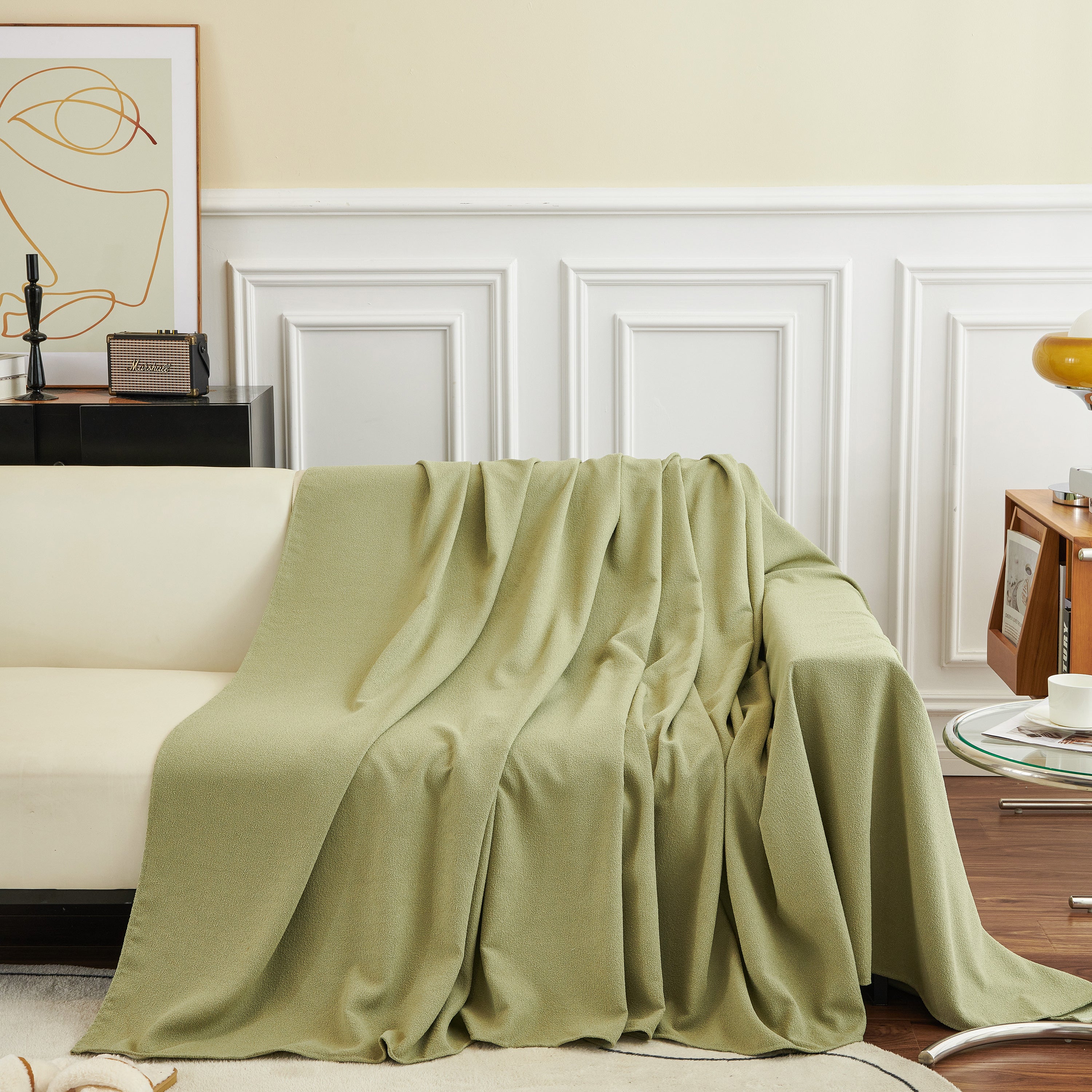 Teddy Throw Blanket and Stylish Slipcover for Couch, Waterproof Sofa Cover for Pets - Image 14