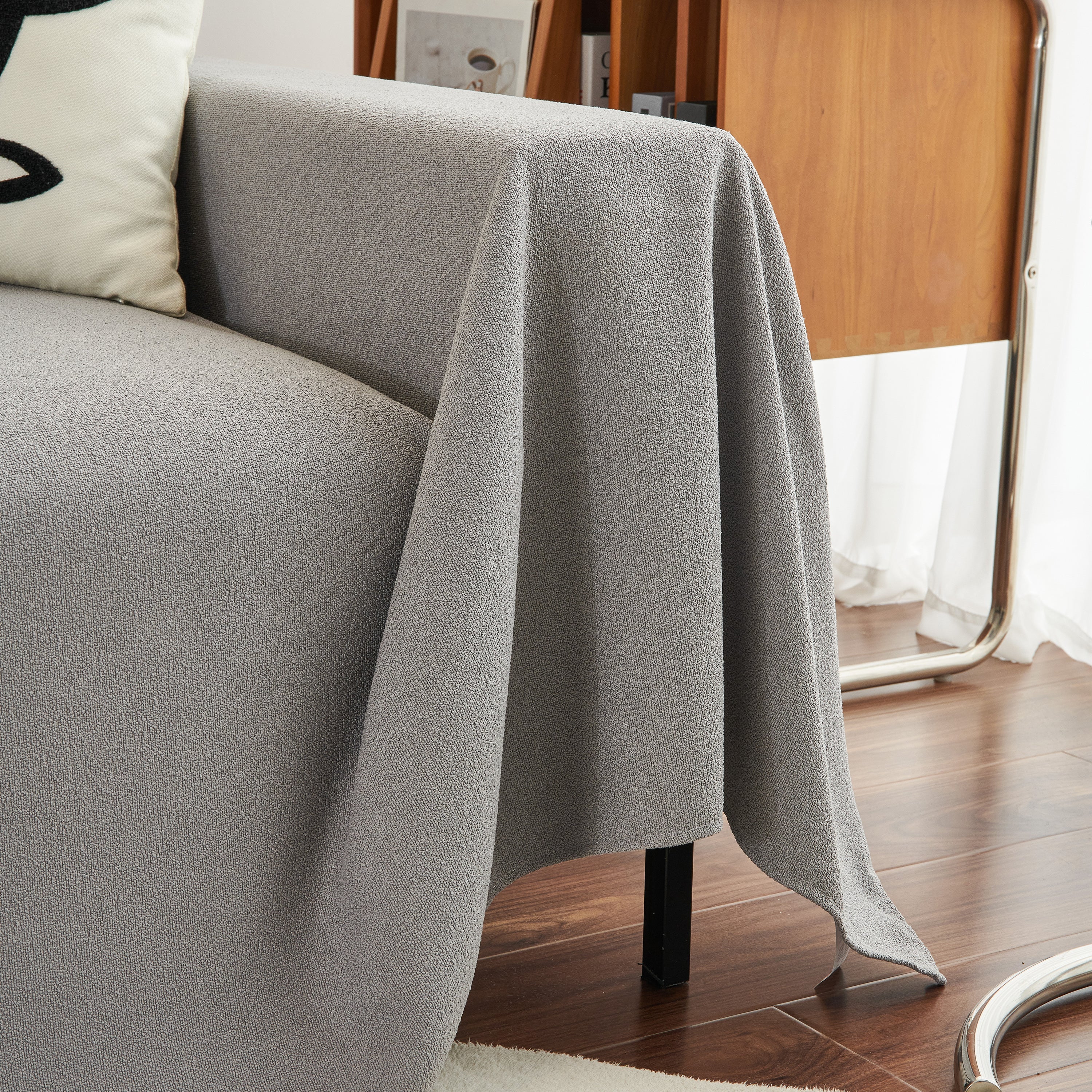 Teddy Throw Blanket and Stylish Slipcover for Couch, Waterproof Sofa Cover for Pets - Image 30