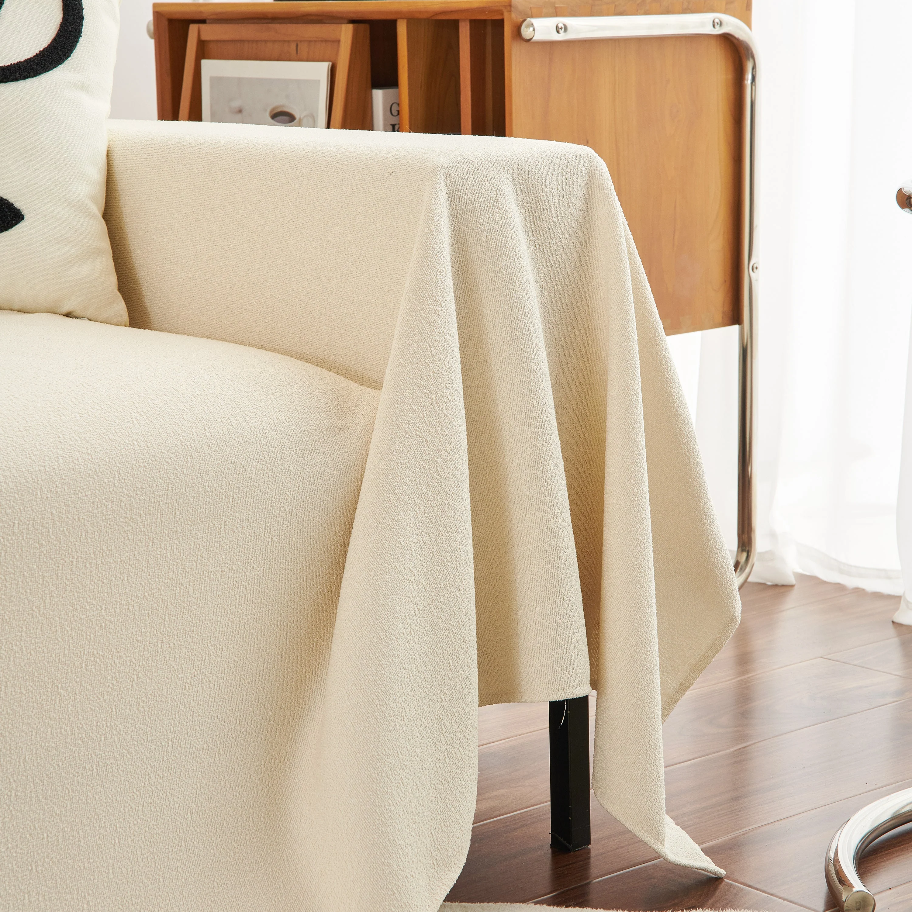 Teddy Throw Blanket and Stylish Slipcover for Couch, Waterproof Sofa Cover for Pets - Image 51
