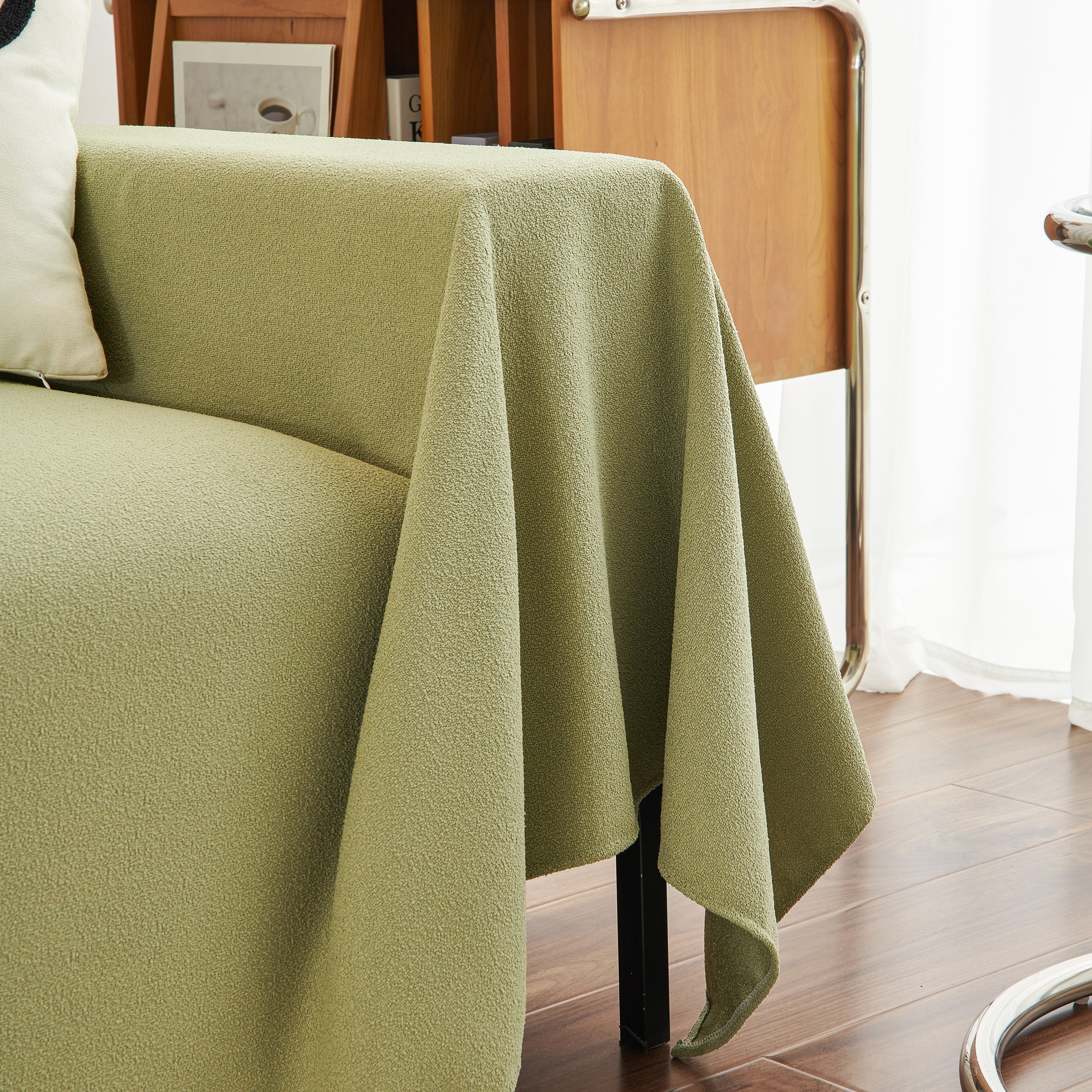 Teddy Throw Blanket and Stylish Slipcover for Couch, Waterproof Sofa Cover for Pets - Image 8