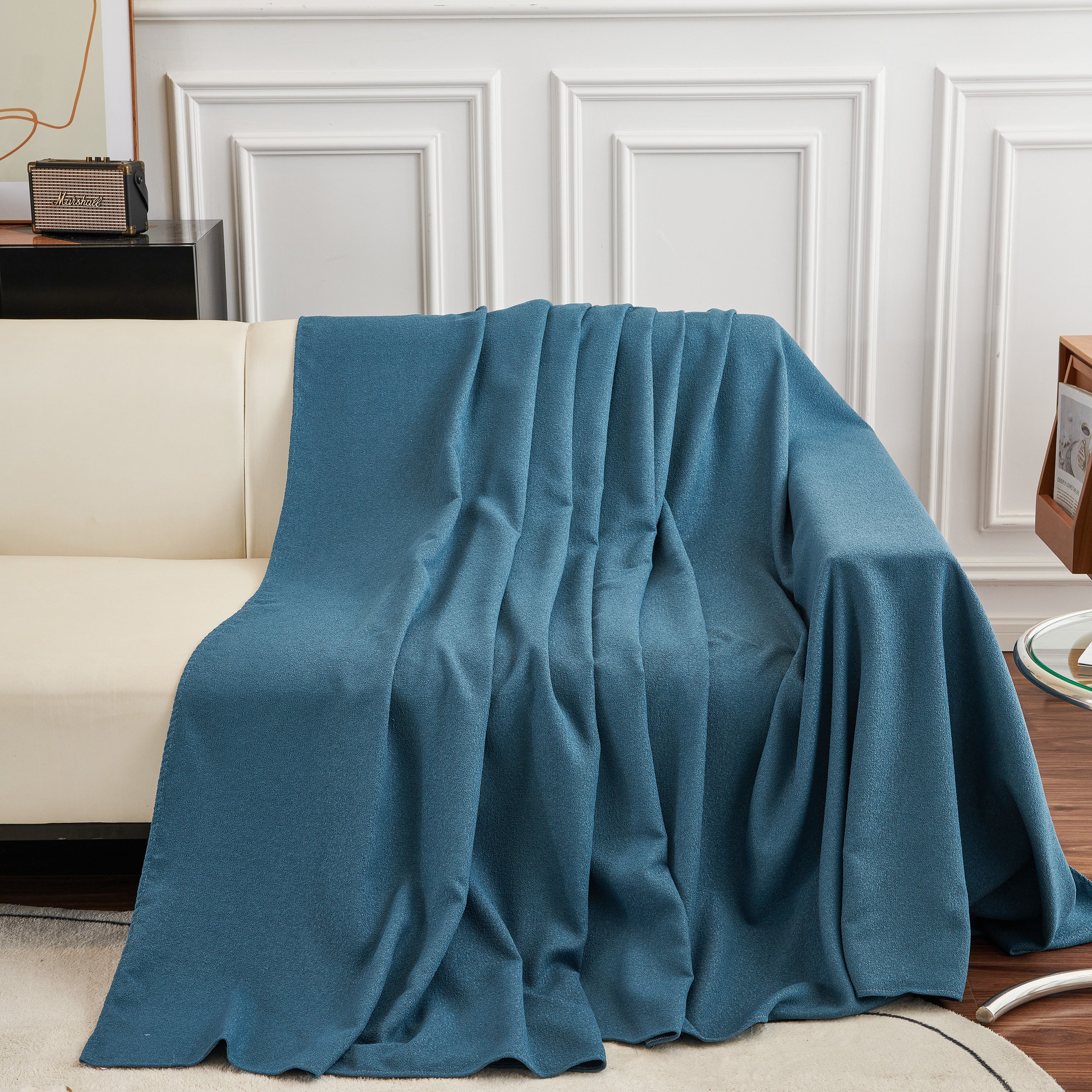 Teddy Throw Blanket and Stylish Slipcover for Couch, Waterproof Sofa Cover for Pets - Image 81