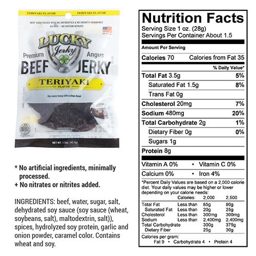 Teriyaki Beef Jerky | Pack of 24 | 1.5 oz | Nebraska Star Beef - Image 4