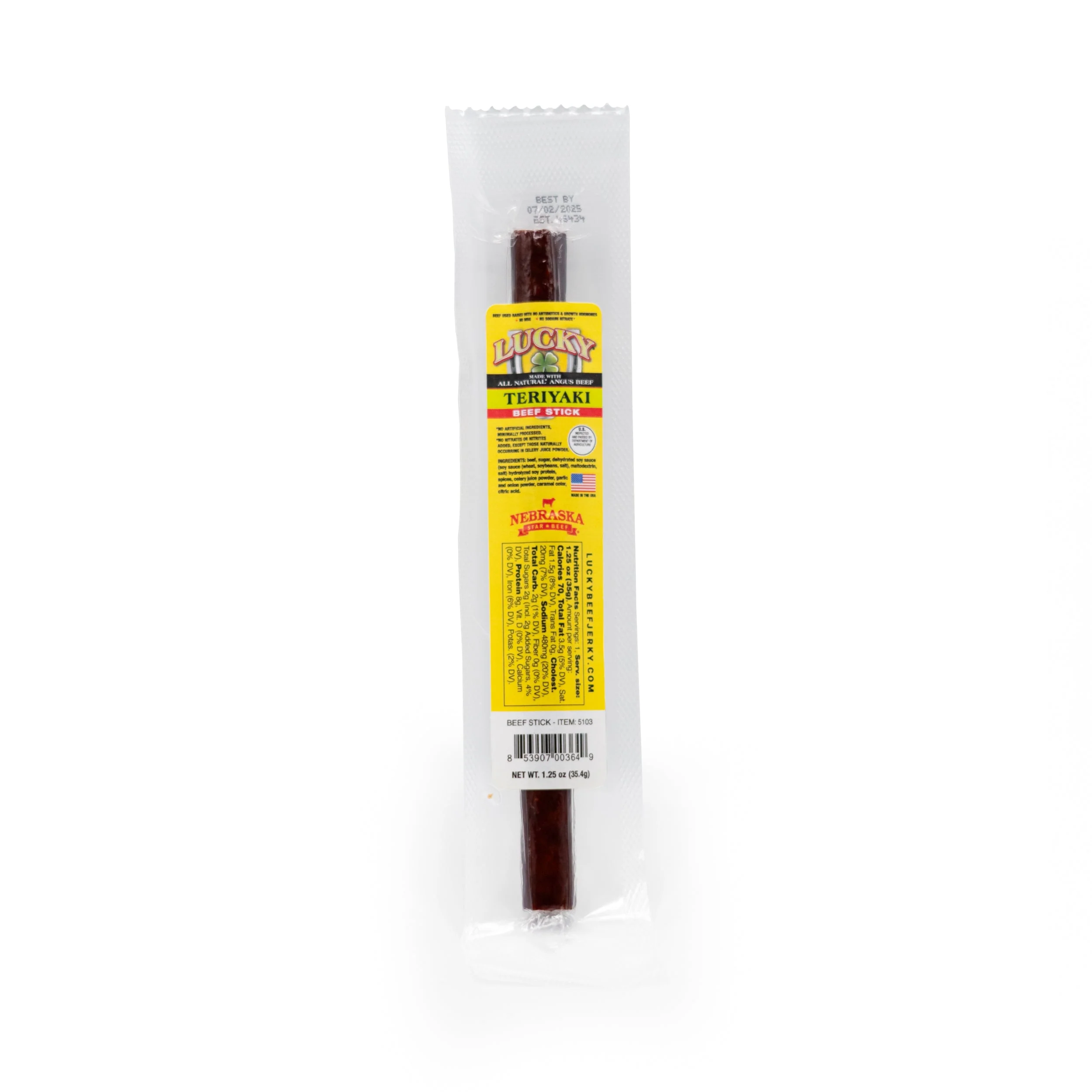 Teriyaki Beef Stick | Pack of 48 | 1.25 oz | Nebraska Star Beef - Image 2
