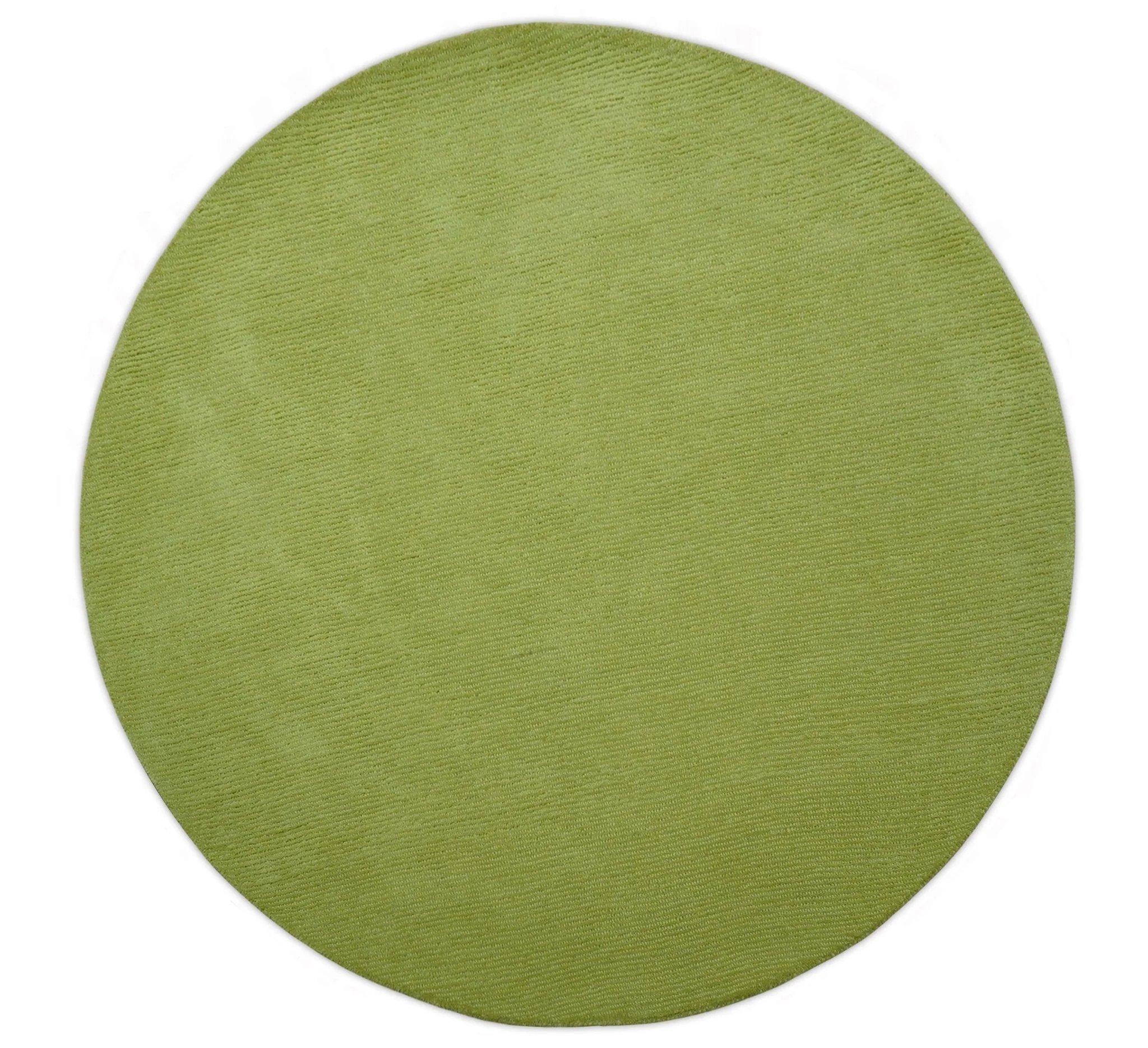 Terra Custom Made Modern Solid Design Green Hand Tufted Wool Rug