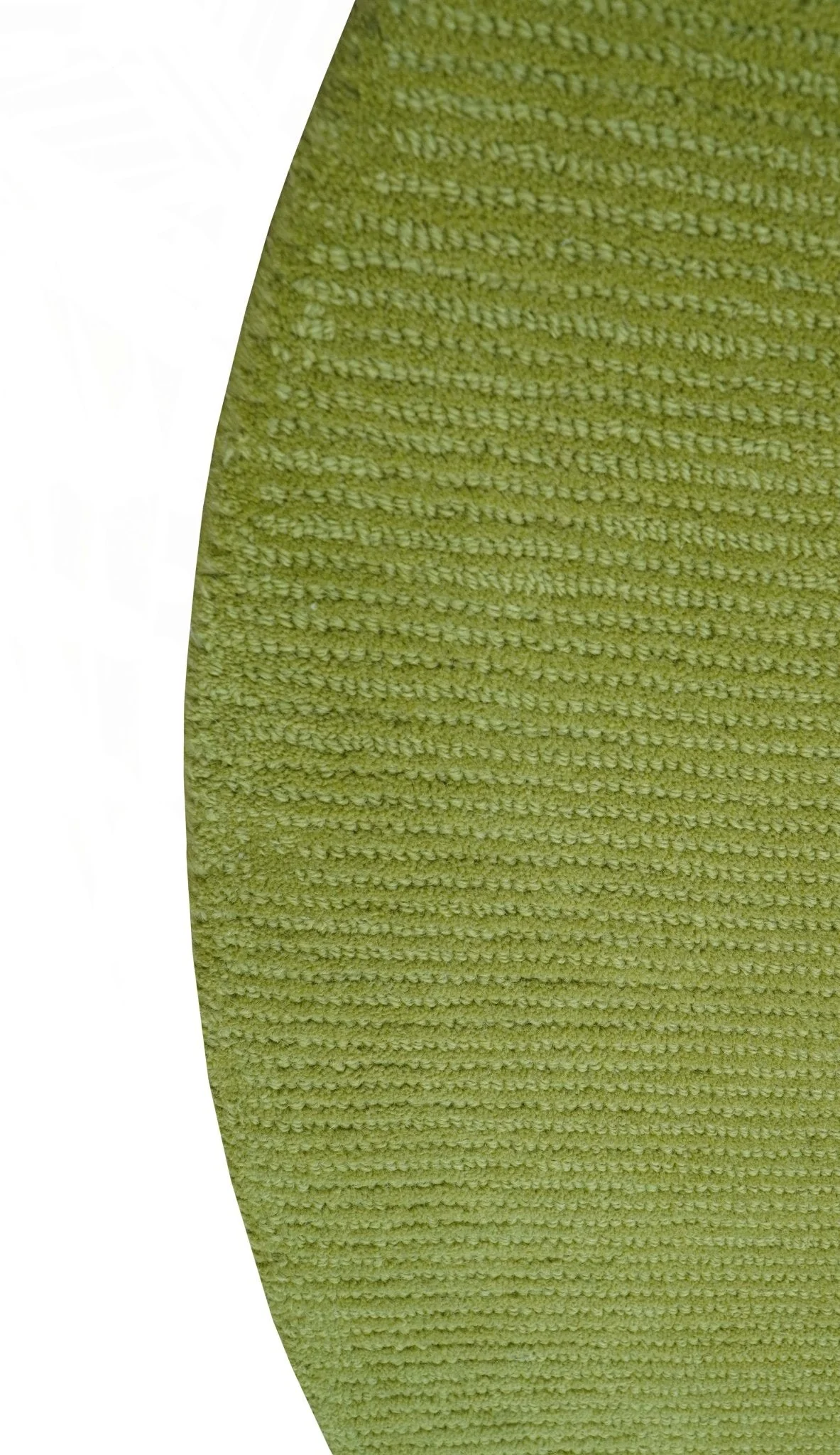 Terra Custom Made Modern Solid Design Green Hand Tufted Wool Rug - Image 8