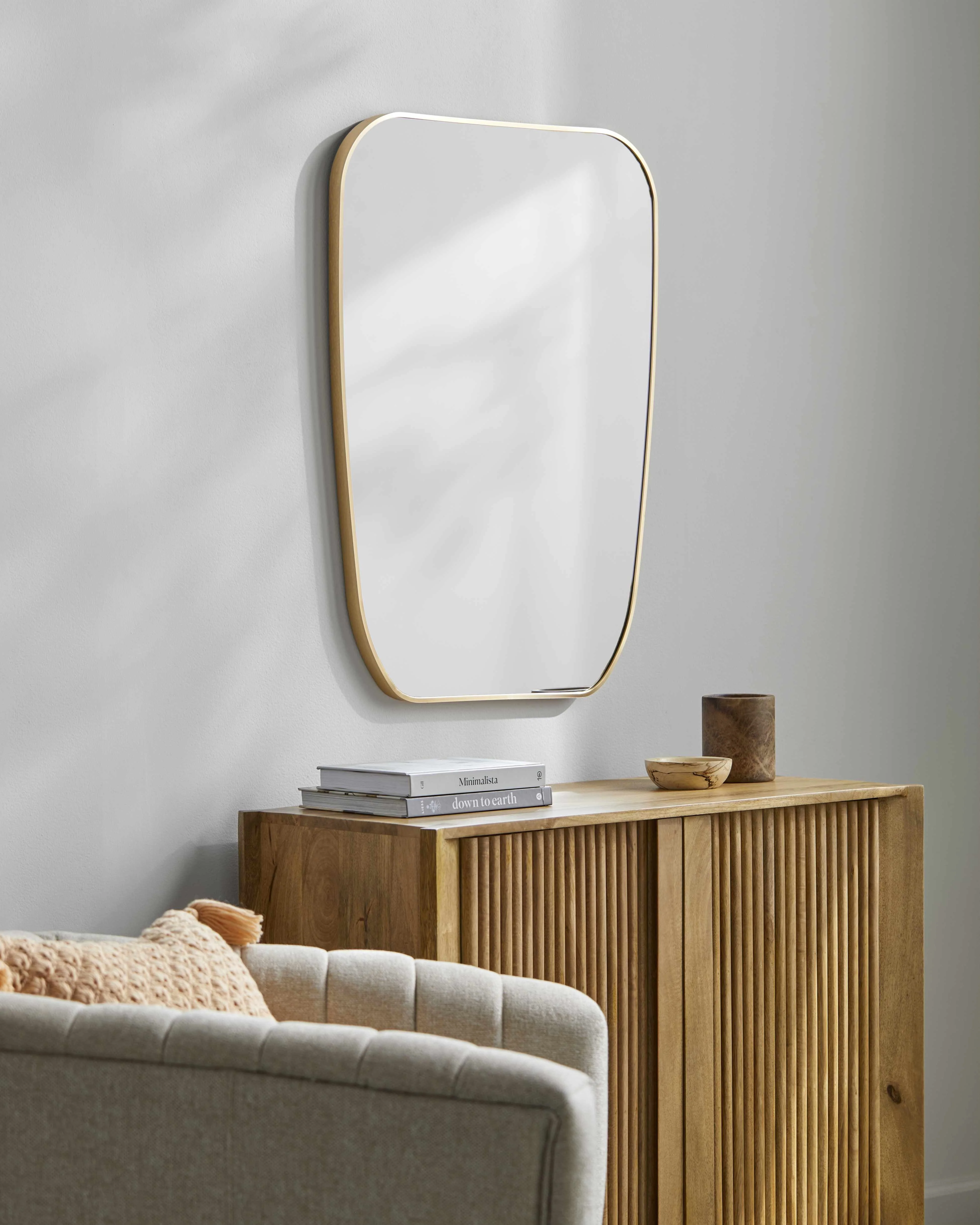 Texcaltic Gold Carved Mirror - Image 5