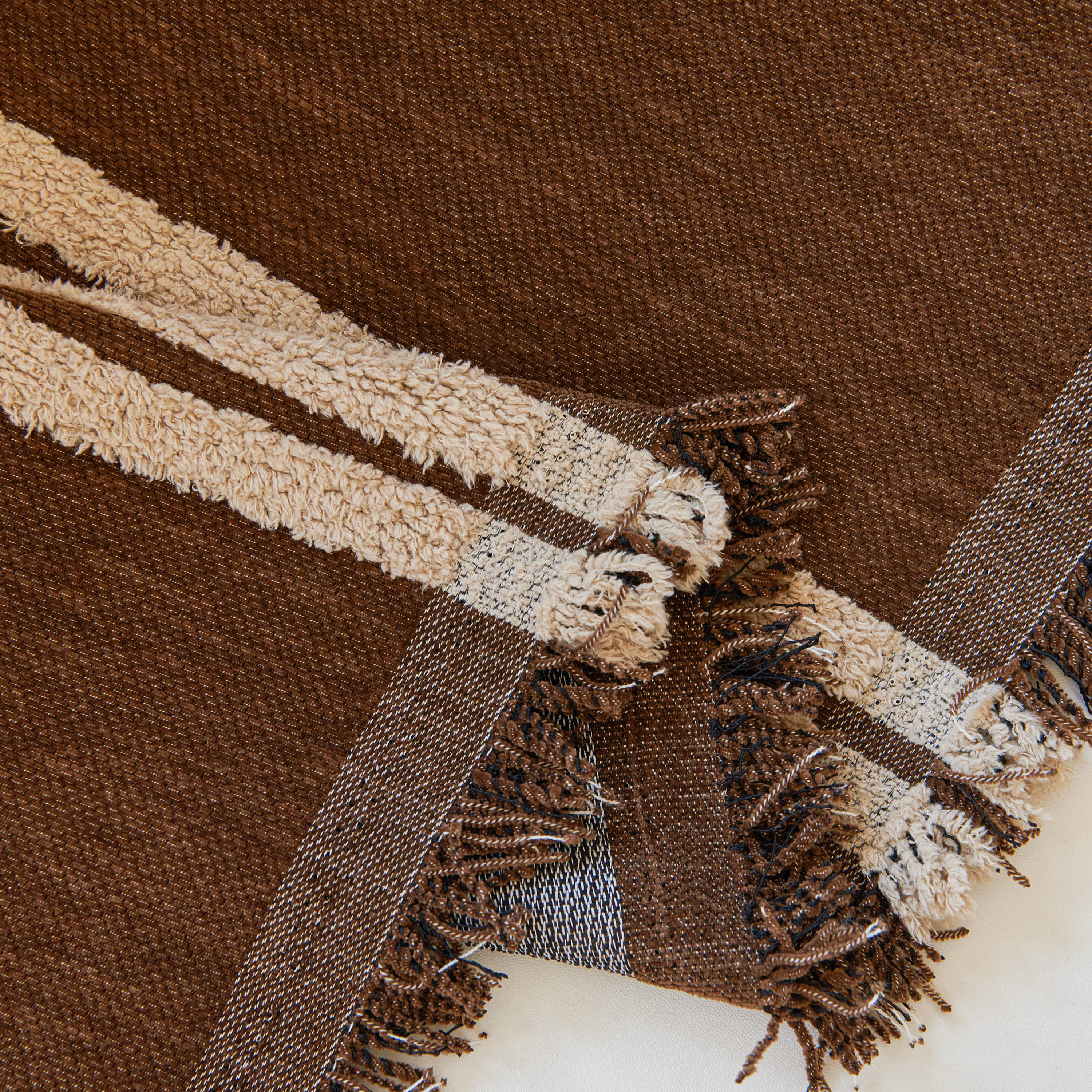 Textural Striped Chenille Sofa Covers, Boho Washable Decor Sofa Blankets Covers - Image 10