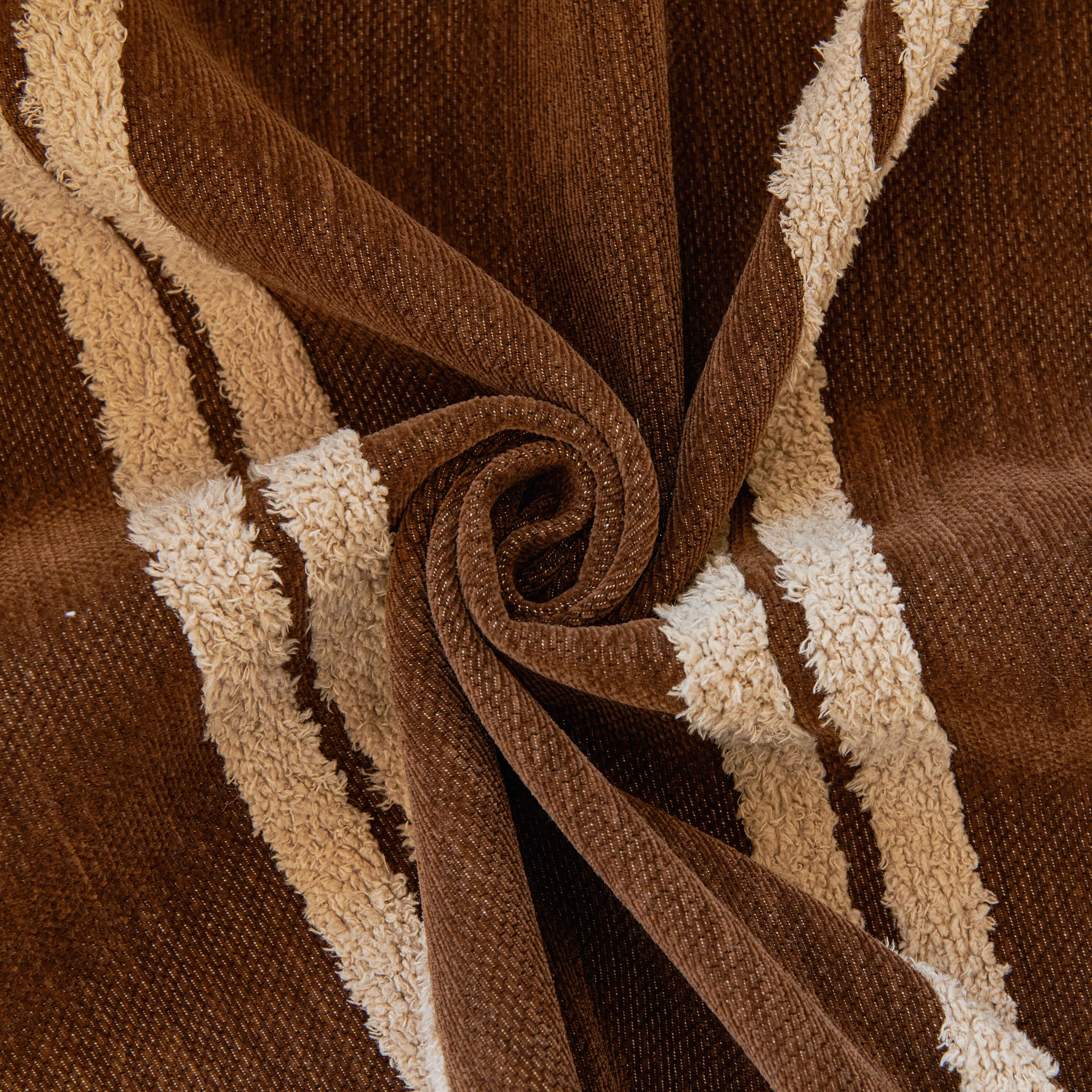Textural Striped Chenille Sofa Covers, Boho Washable Decor Sofa Blankets Covers - Image 7