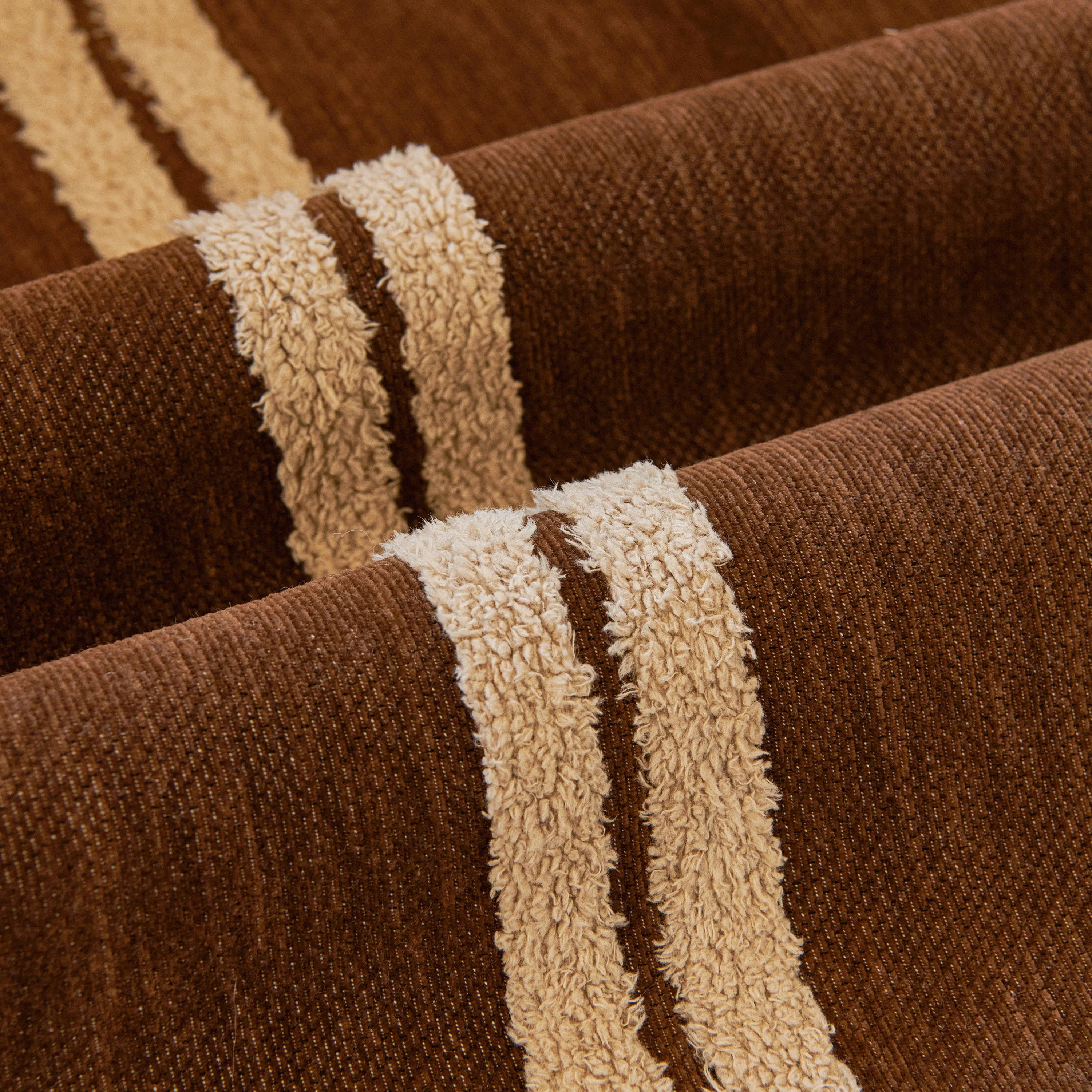 Textural Striped Chenille Sofa Covers, Boho Washable Decor Sofa Blankets Covers - Image 8