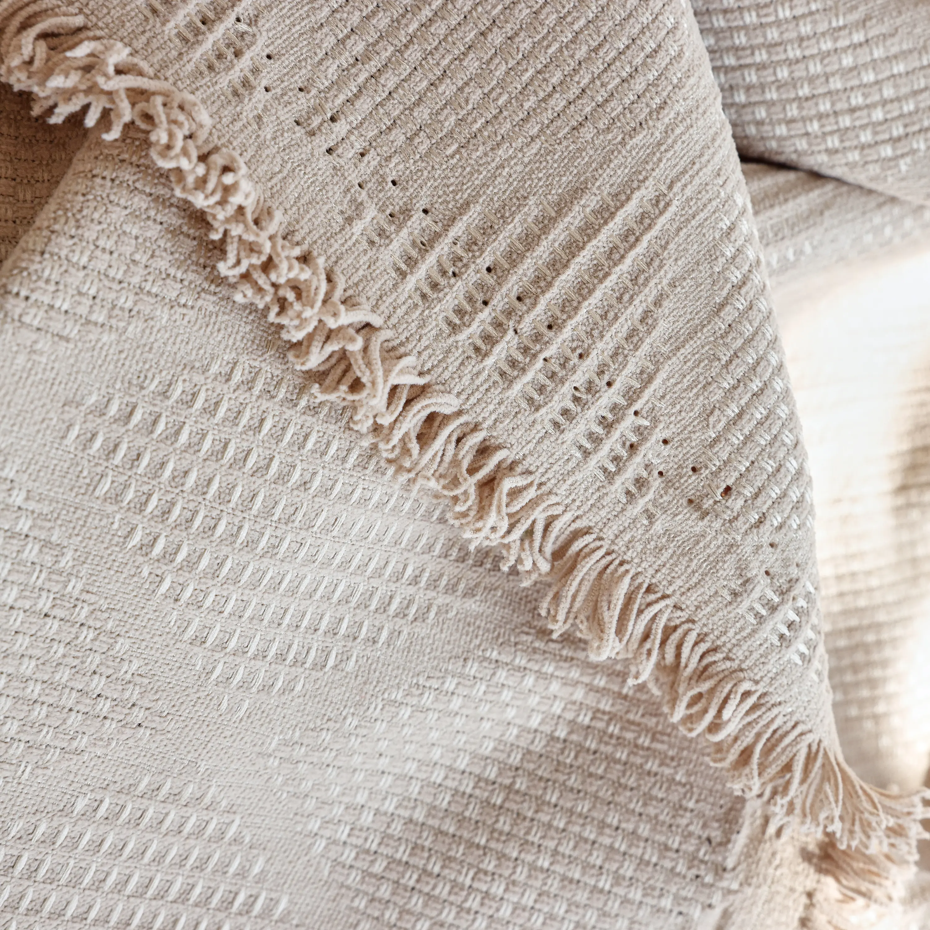 Textured Chenille Sofa Cover Throw, Soft Washable Couch Blanket Protector for Pets - Image 161