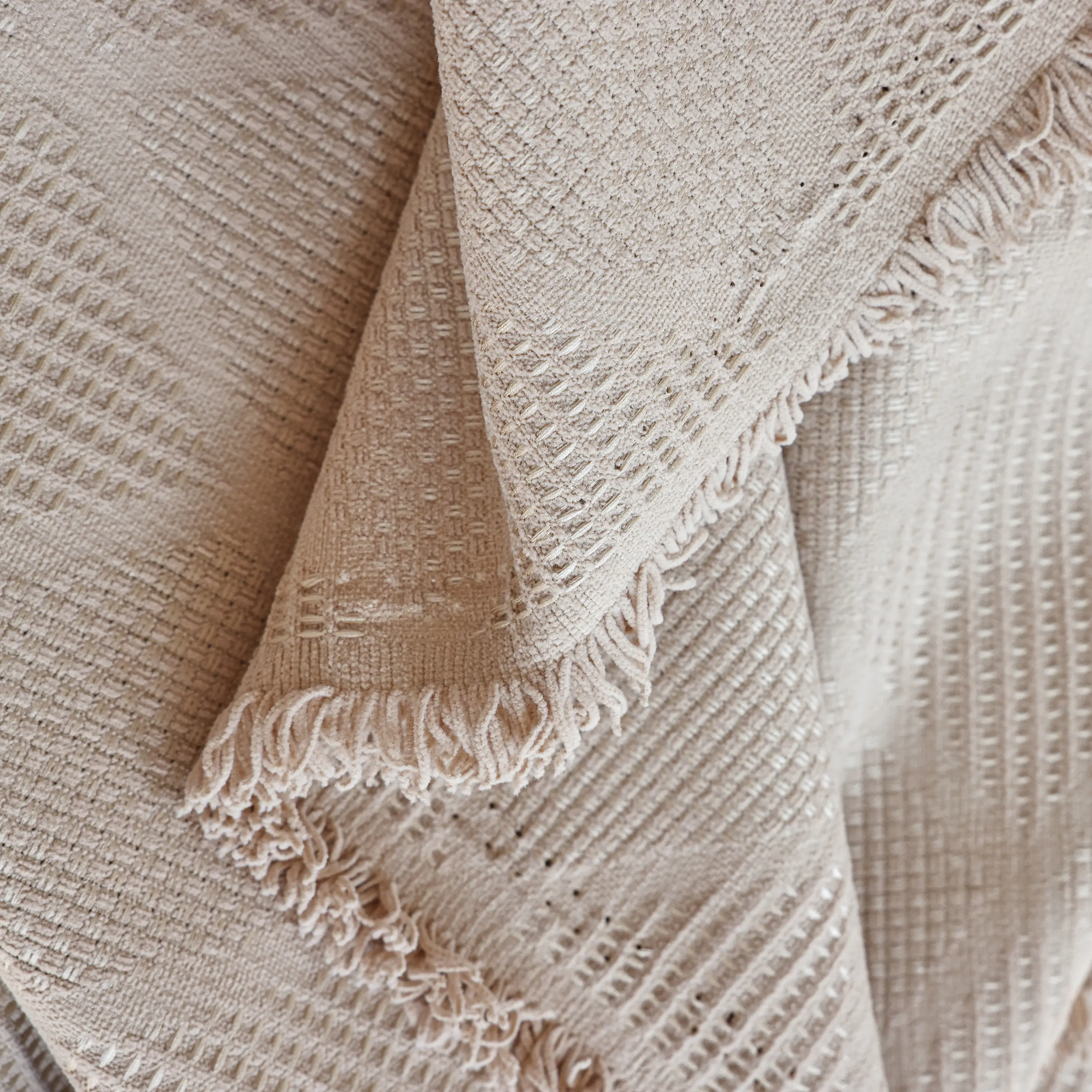 Textured Chenille Sofa Cover Throw, Soft Washable Couch Blanket Protector for Pets - Image 179