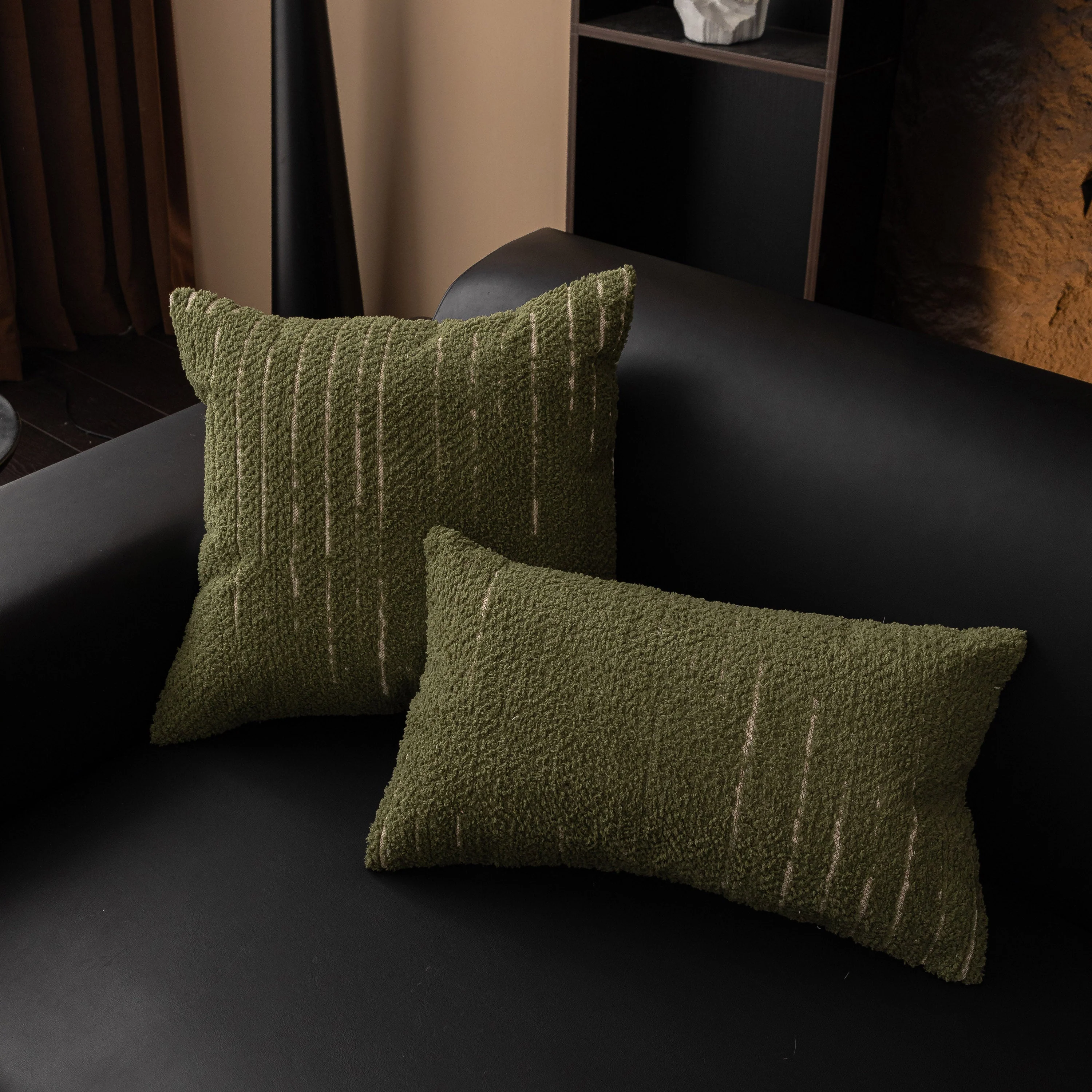 Textured Sofa Seat Cover with Wave Edge – Non-Slip, Washable Couch Throw Protector - Image 17