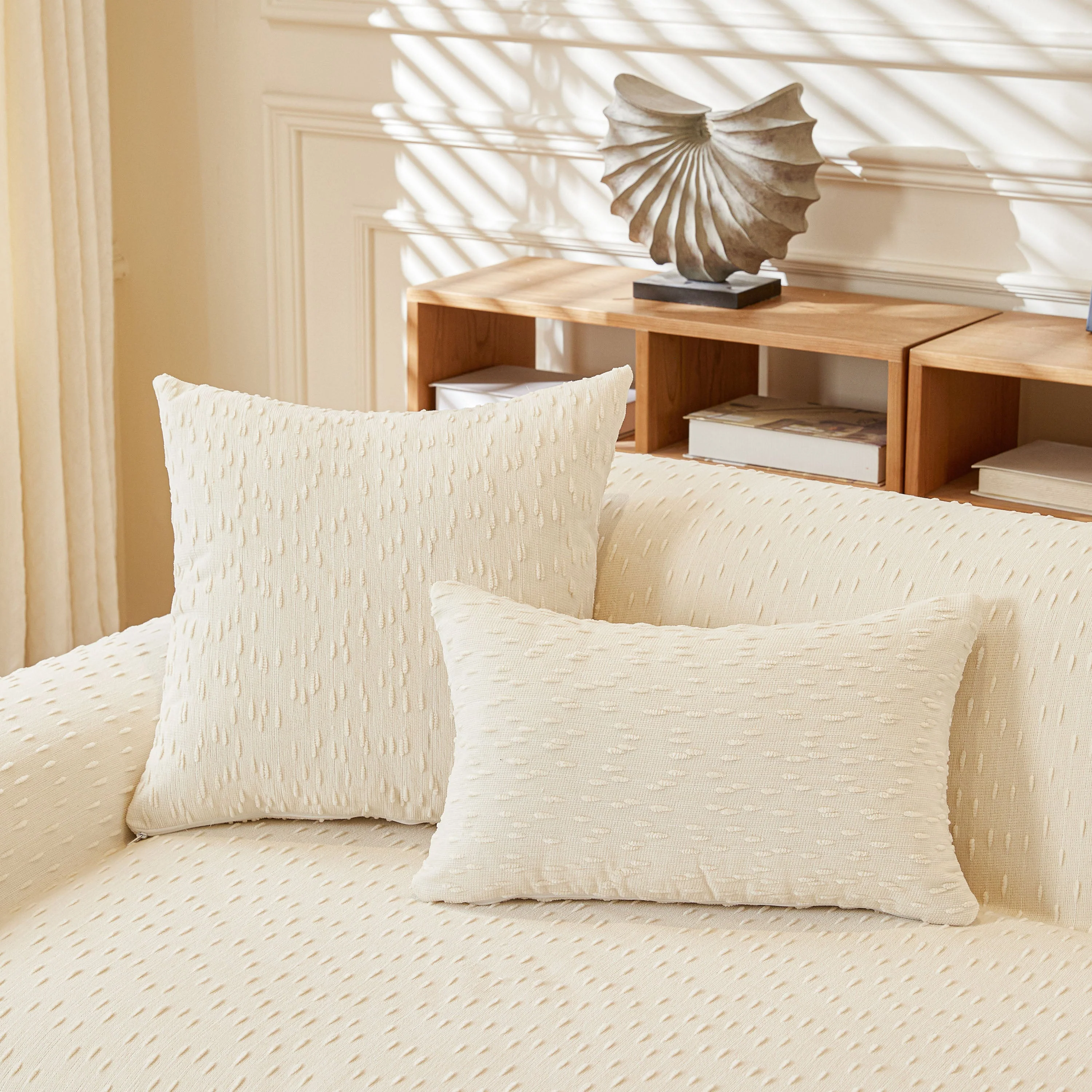 Textured Throw Blanket with 3D Dobby Weave, Minimalist Furniture Protector for Couch - Image 20