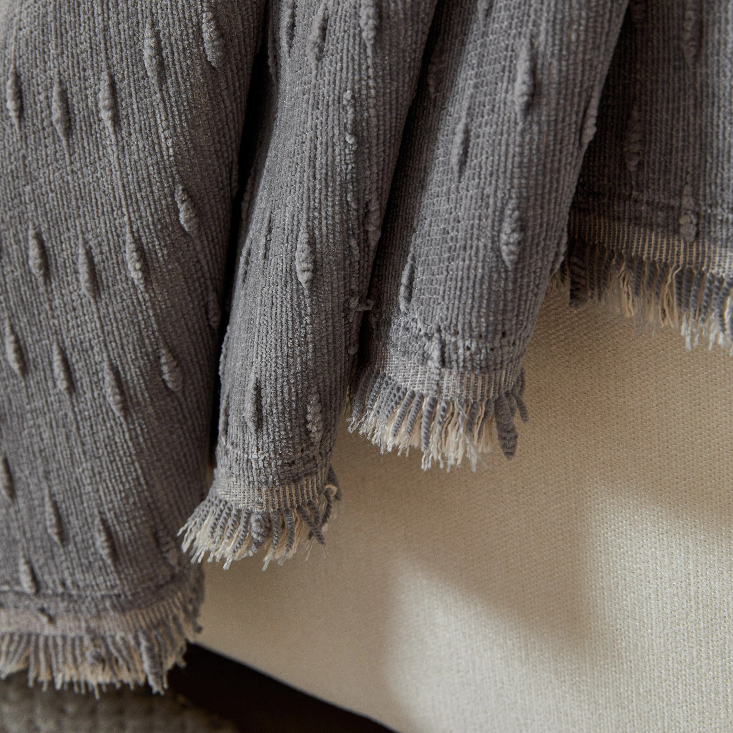Textured Throw Blanket with 3D Dobby Weave, Minimalist Furniture Protector for Couch - Image 33