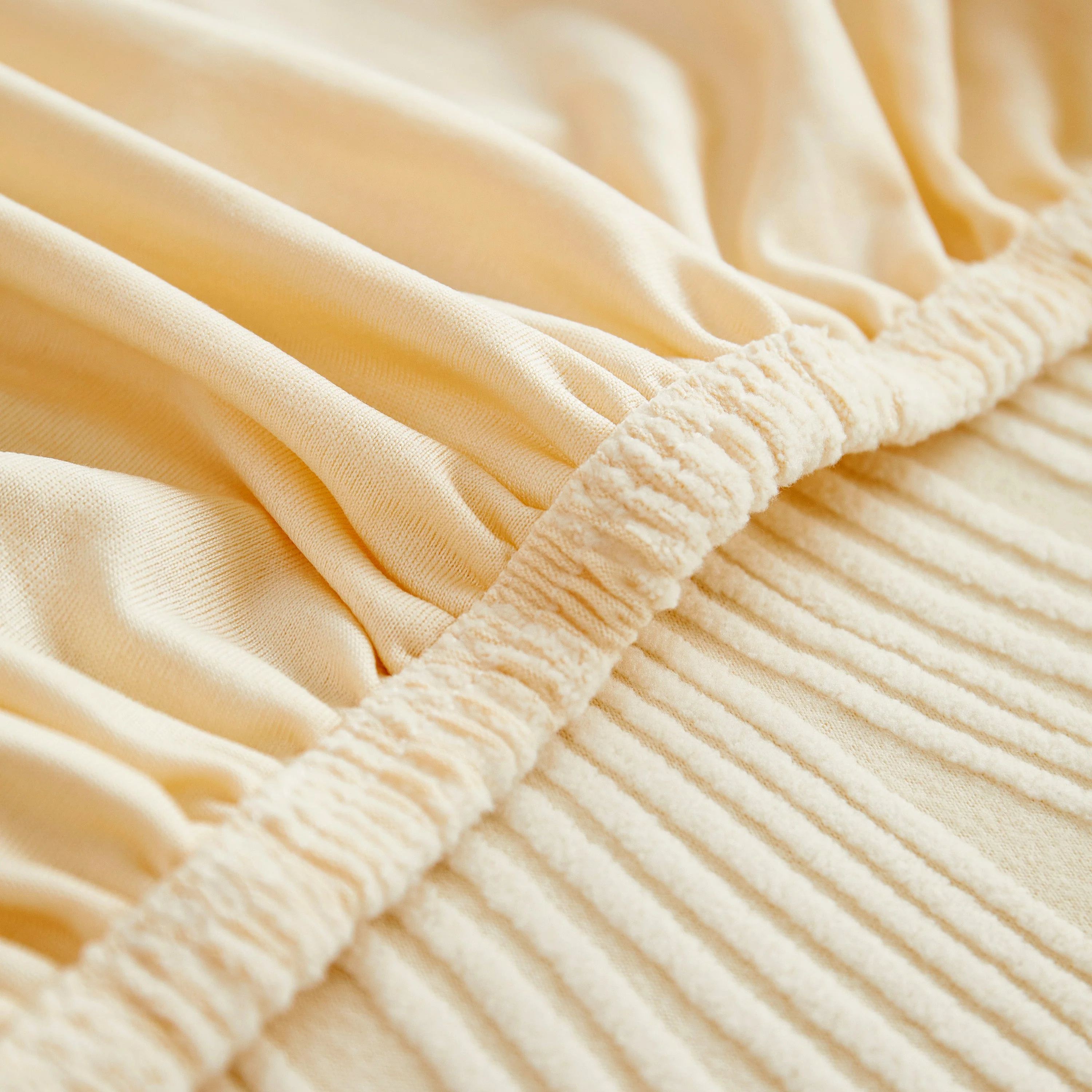 Textured Wave Stretch Sofa Couch Cover, Soft Washable Spandex Furniture Slipcovers - Image 29