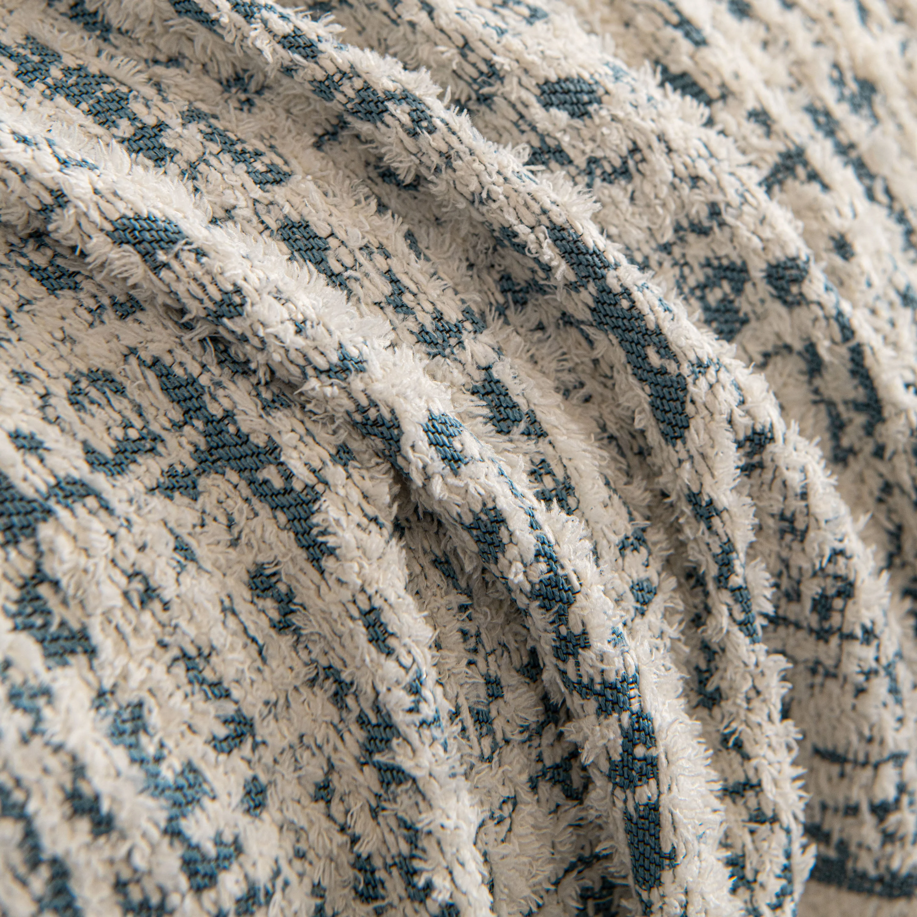 Textured Woven Furniture Protector for Couch, Rustic Farmhouse Sofa Throw Blanket - Image 82