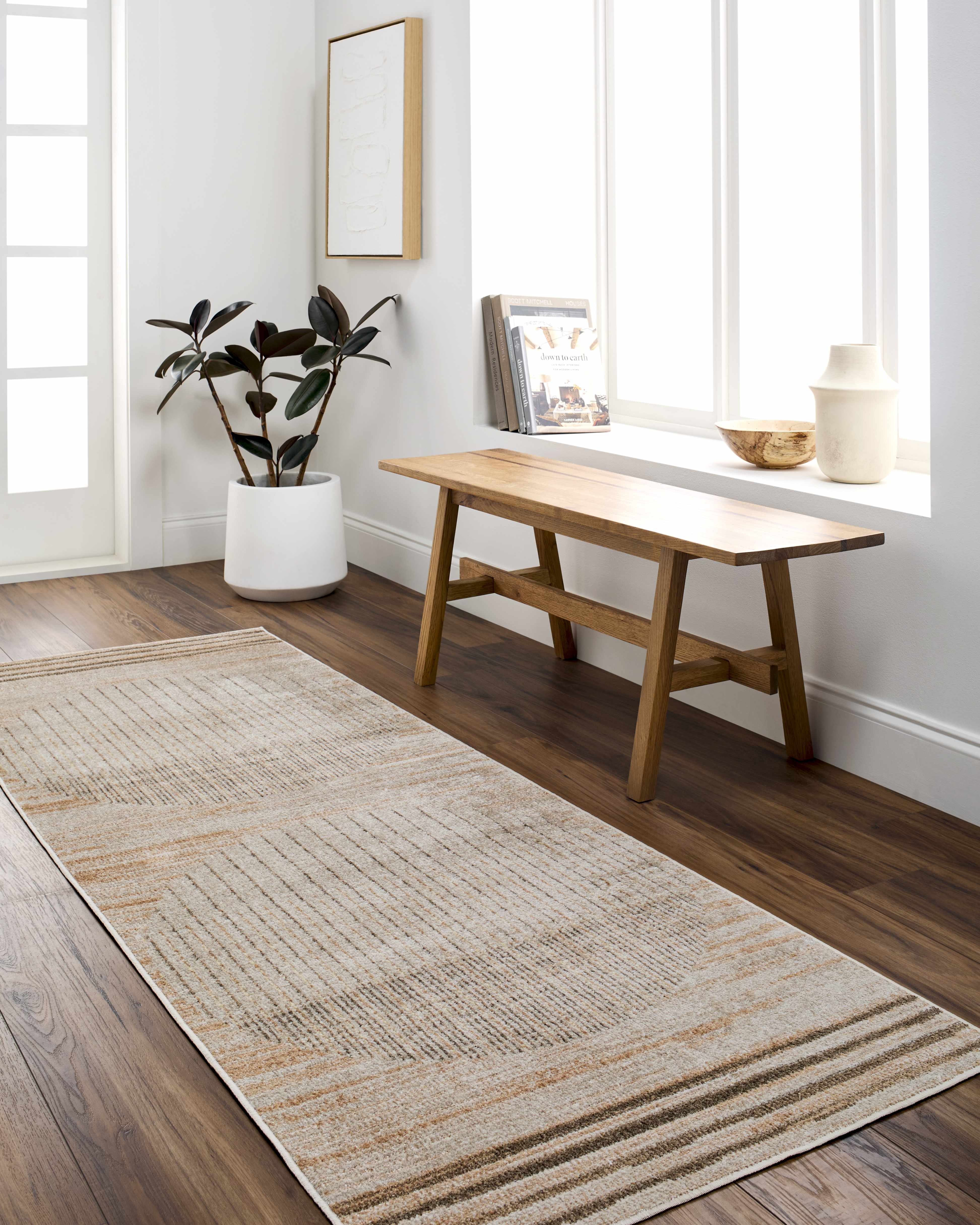 Thad Beige Washable Area Rug - Image 2