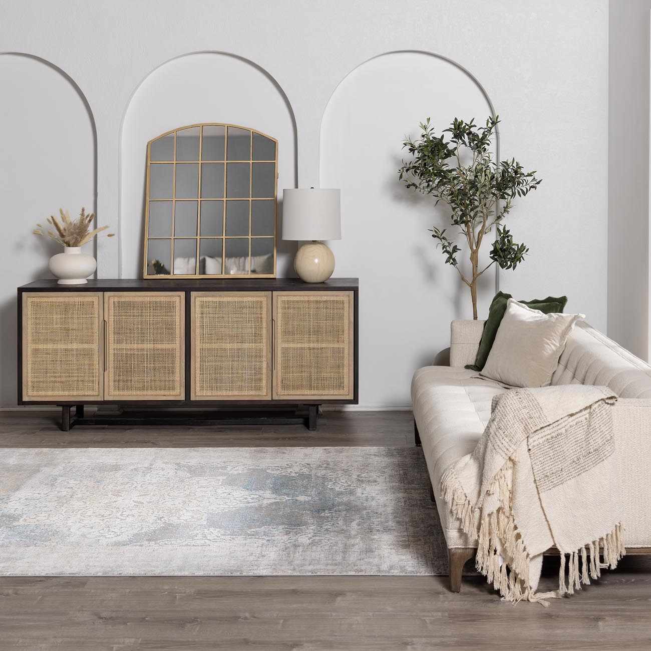 The Calion Faux Silk Rug - Image 3