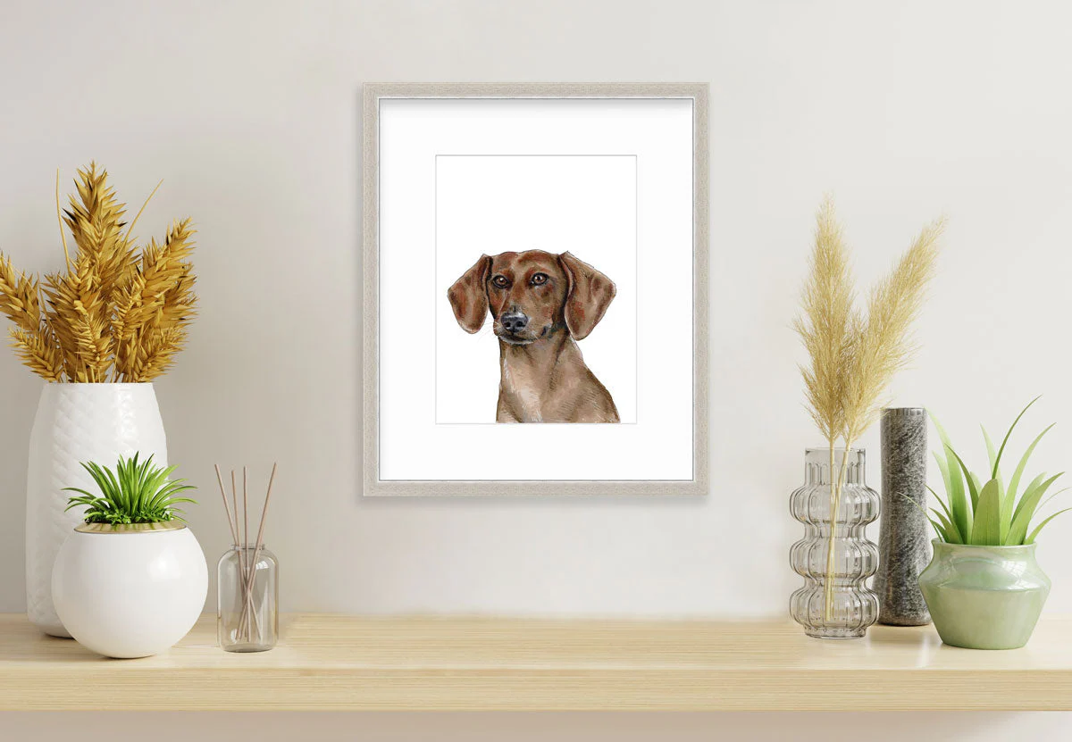 The Dachshund - Open Edition Paper Print - Image 2
