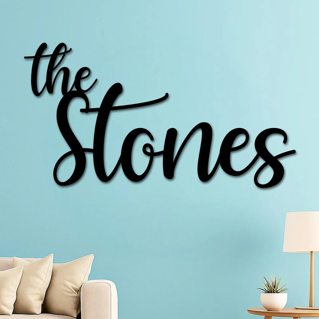 "The" Family Name Sign - Image 3
