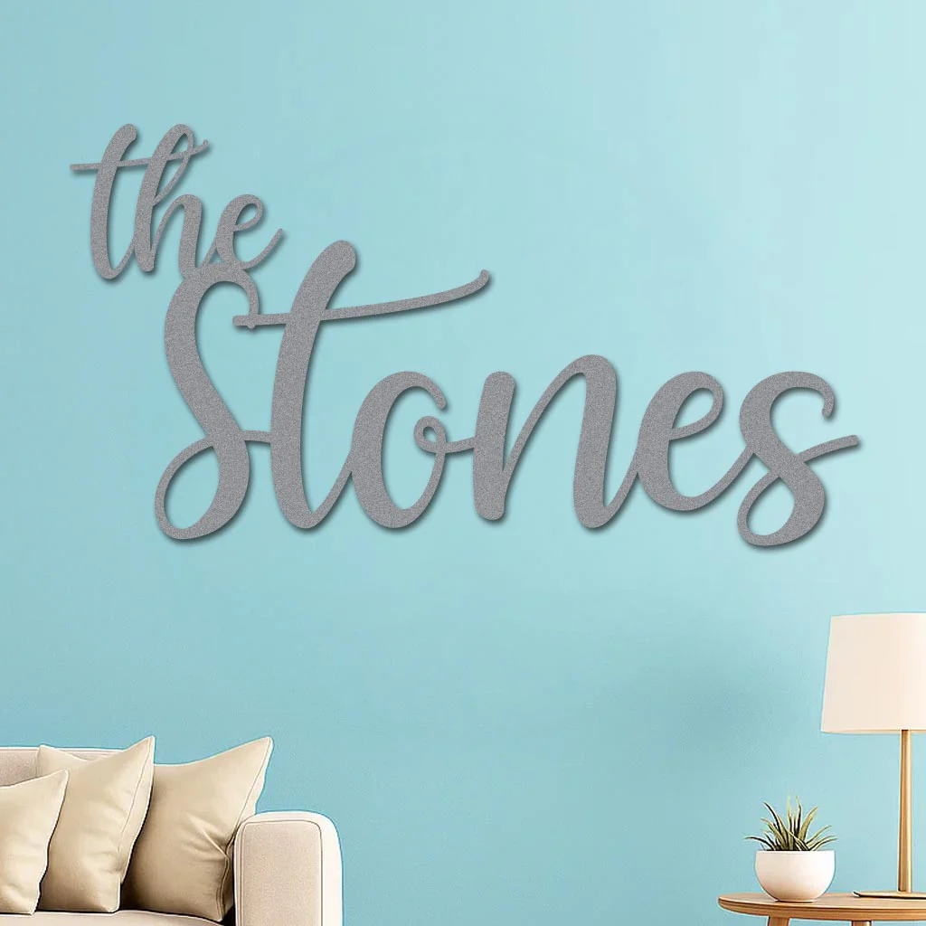 "The" Family Name Sign - Image 4
