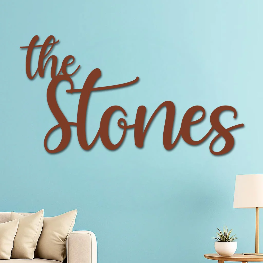 "The" Family Name Sign - Image 7