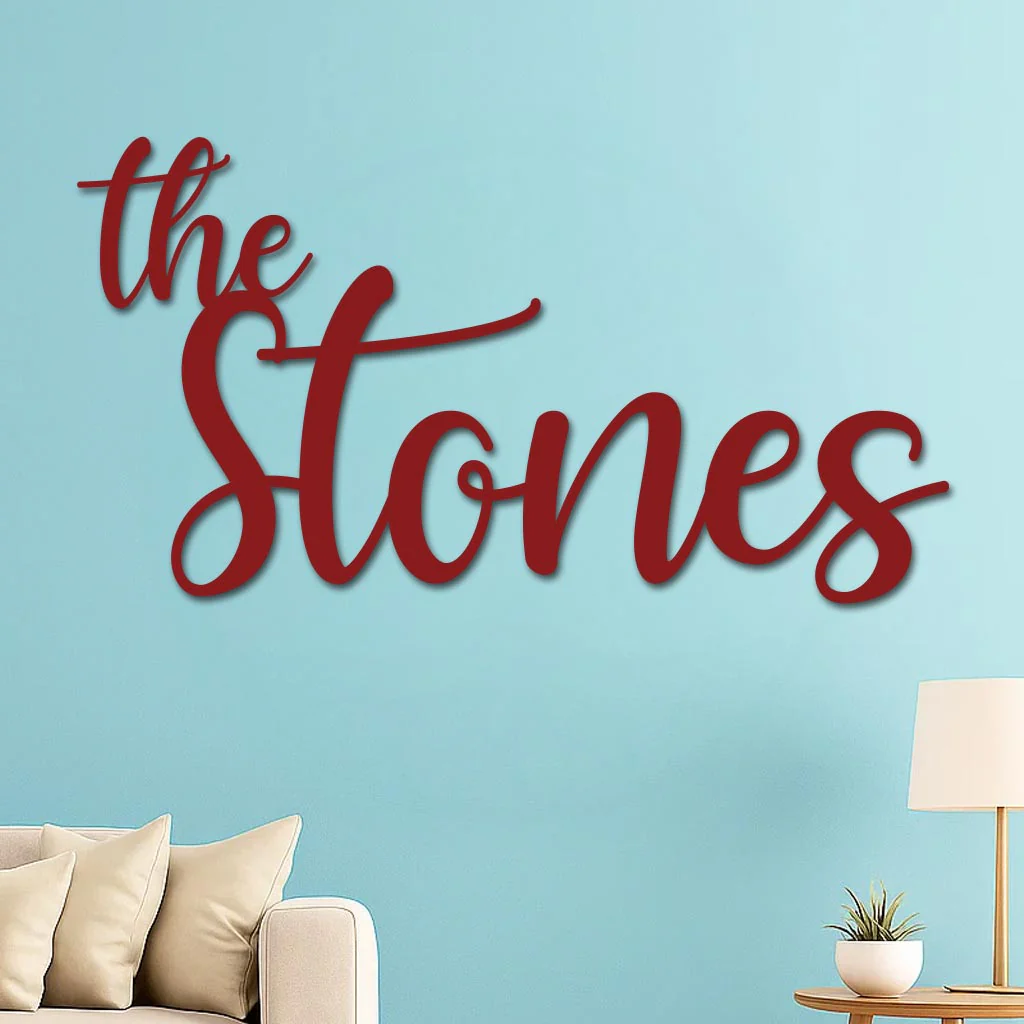 "The" Family Name Sign - Image 8