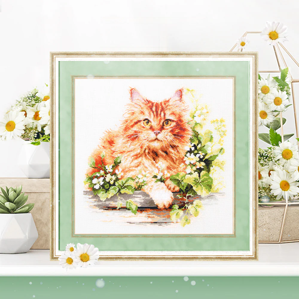 The Ginger Cat 70-22 Counted Cross-Stitch Kit - Image 2
