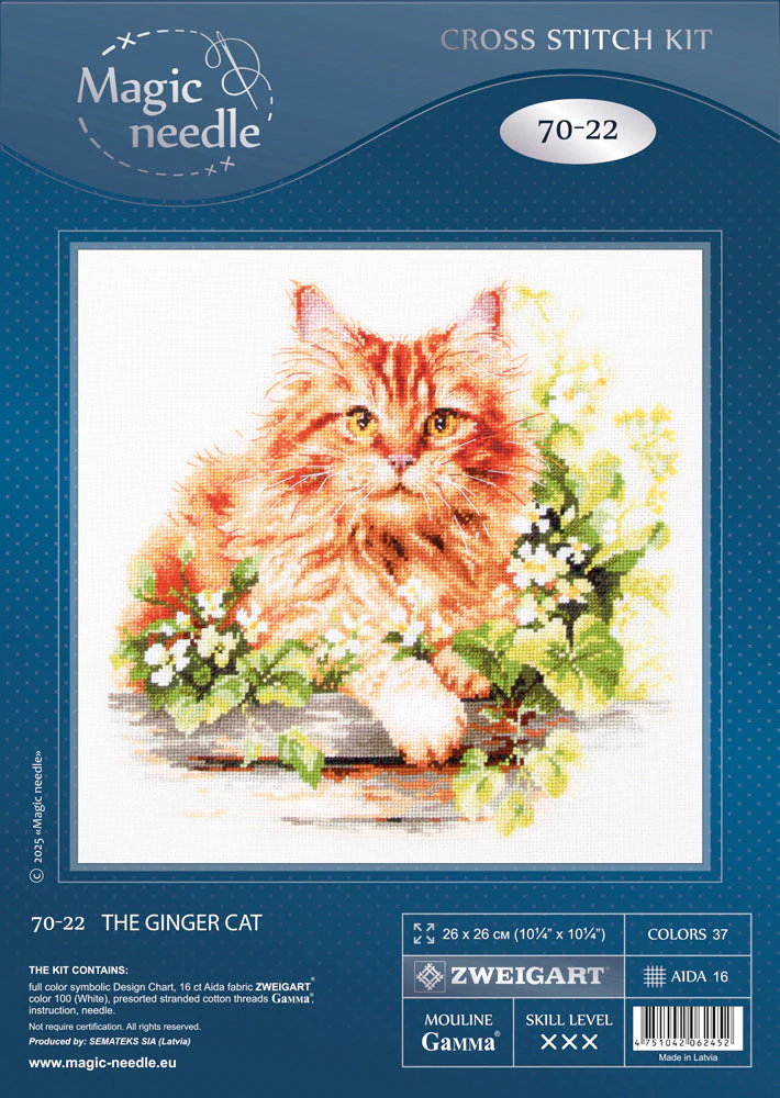 The Ginger Cat 70-22 Counted Cross-Stitch Kit - Image 3