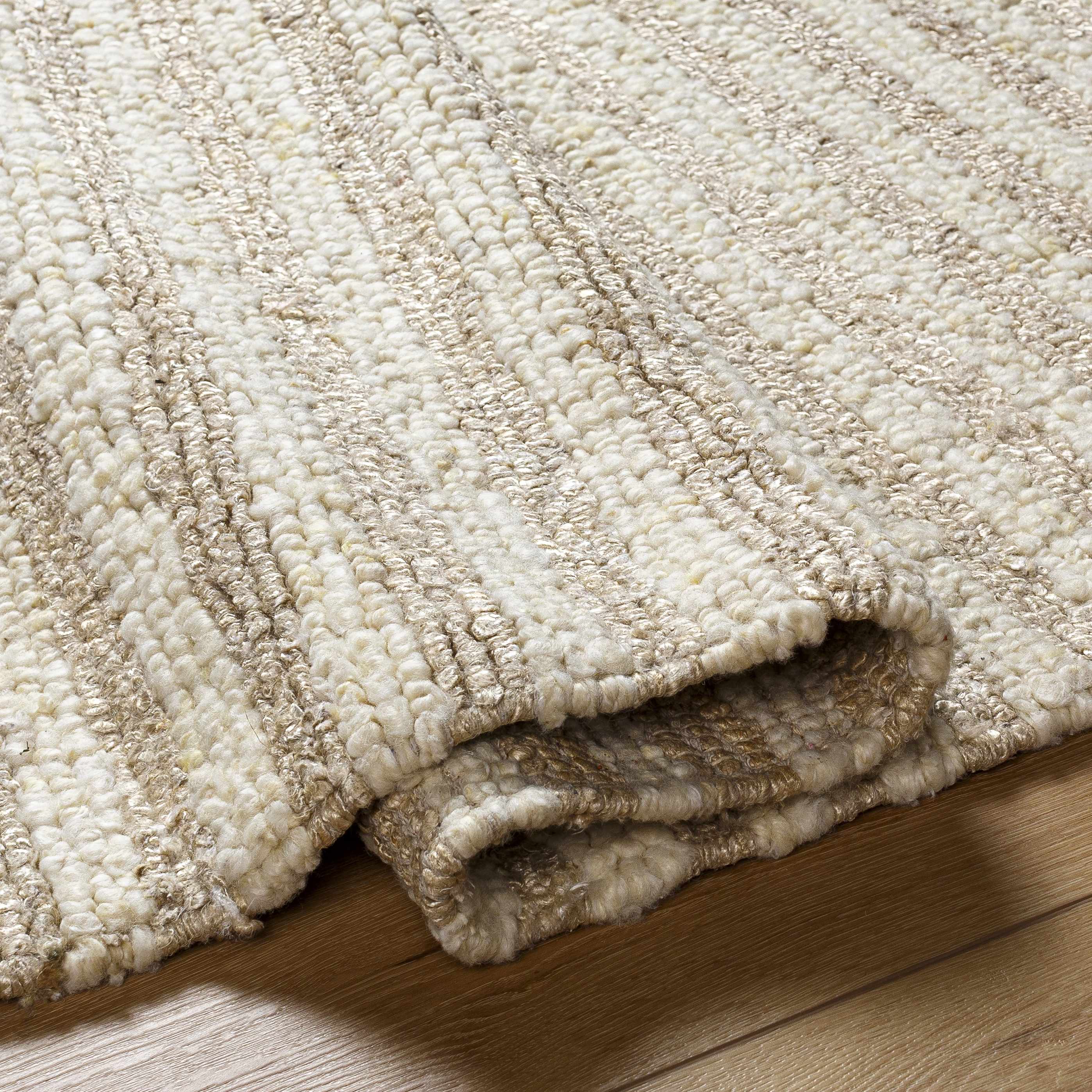 The Ivory Hand Woven Rug - Image 2