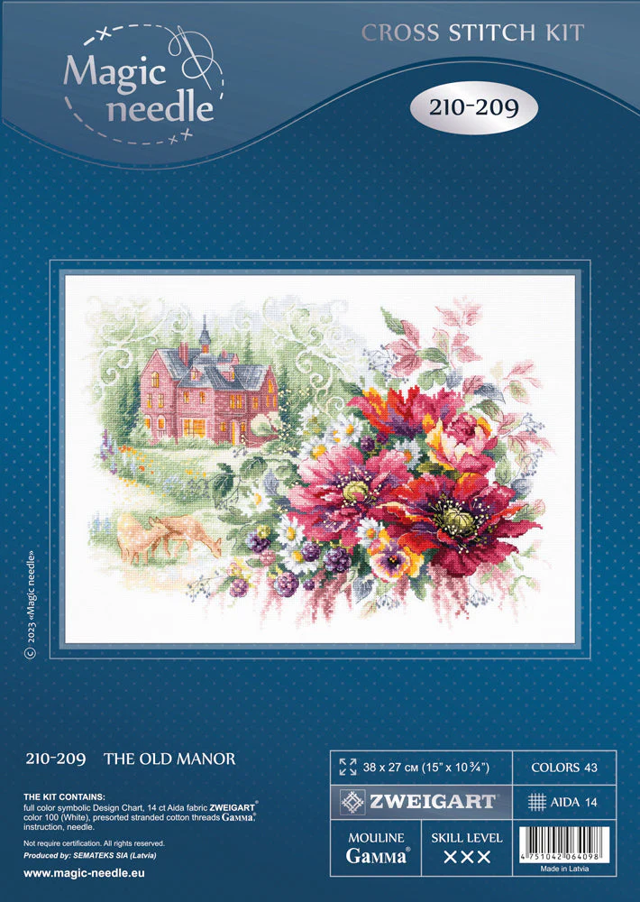 The Old Manor 210-209 Counted Cross-Stitch Kit - Image 3