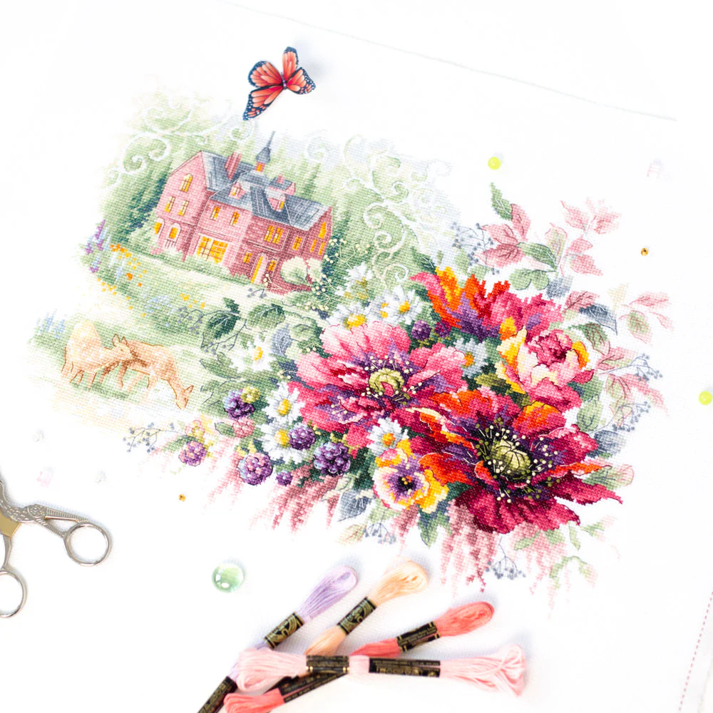 The Old Manor 210-209 Counted Cross-Stitch Kit - Image 4