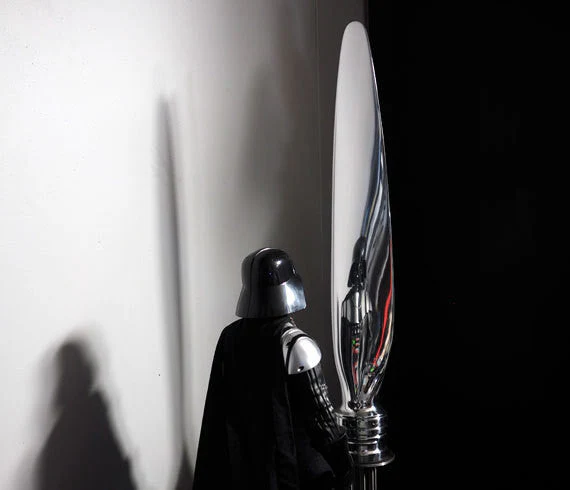 The Propsicle Modern Aviation Art CESSNA 402 Mirror Polished Chrome Airplane Propeller Blade Sculpture ( McCauley ) - Image 2