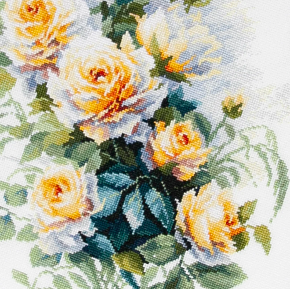 The Queen of Flowers 70-08 Counted Cross-Stitch Kit - Image 6