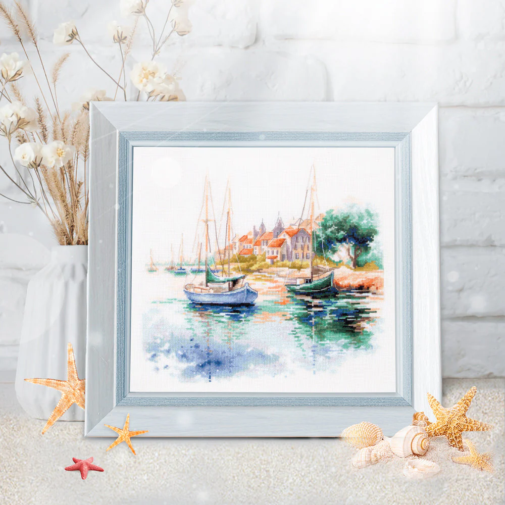 The Quiet Harbor 70-18 Counted Cross-Stitch Kit - Image 2