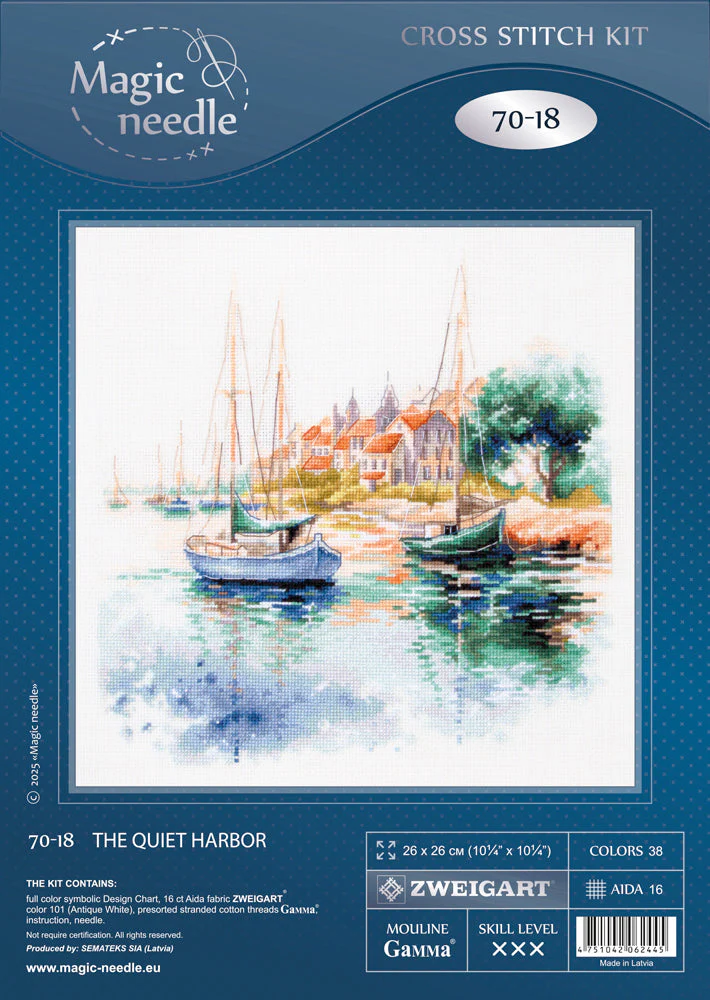 The Quiet Harbor 70-18 Counted Cross-Stitch Kit - Image 3