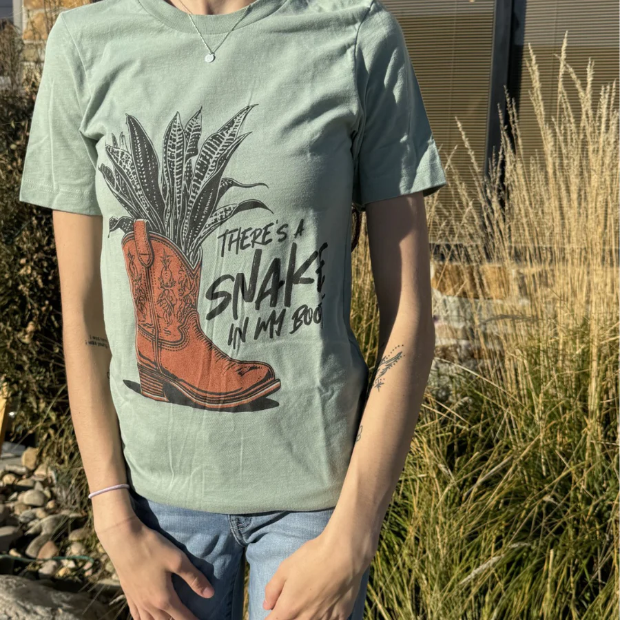 "There's a Snake in My Boot" Graphic T-Shirt | Multiple Sizes | The Hex + The Hive - Image 2