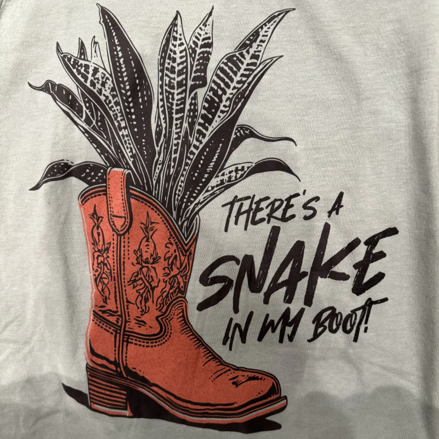 "There's a Snake in My Boot" Graphic T-Shirt | Multiple Sizes | The Hex + The Hive - Image 3