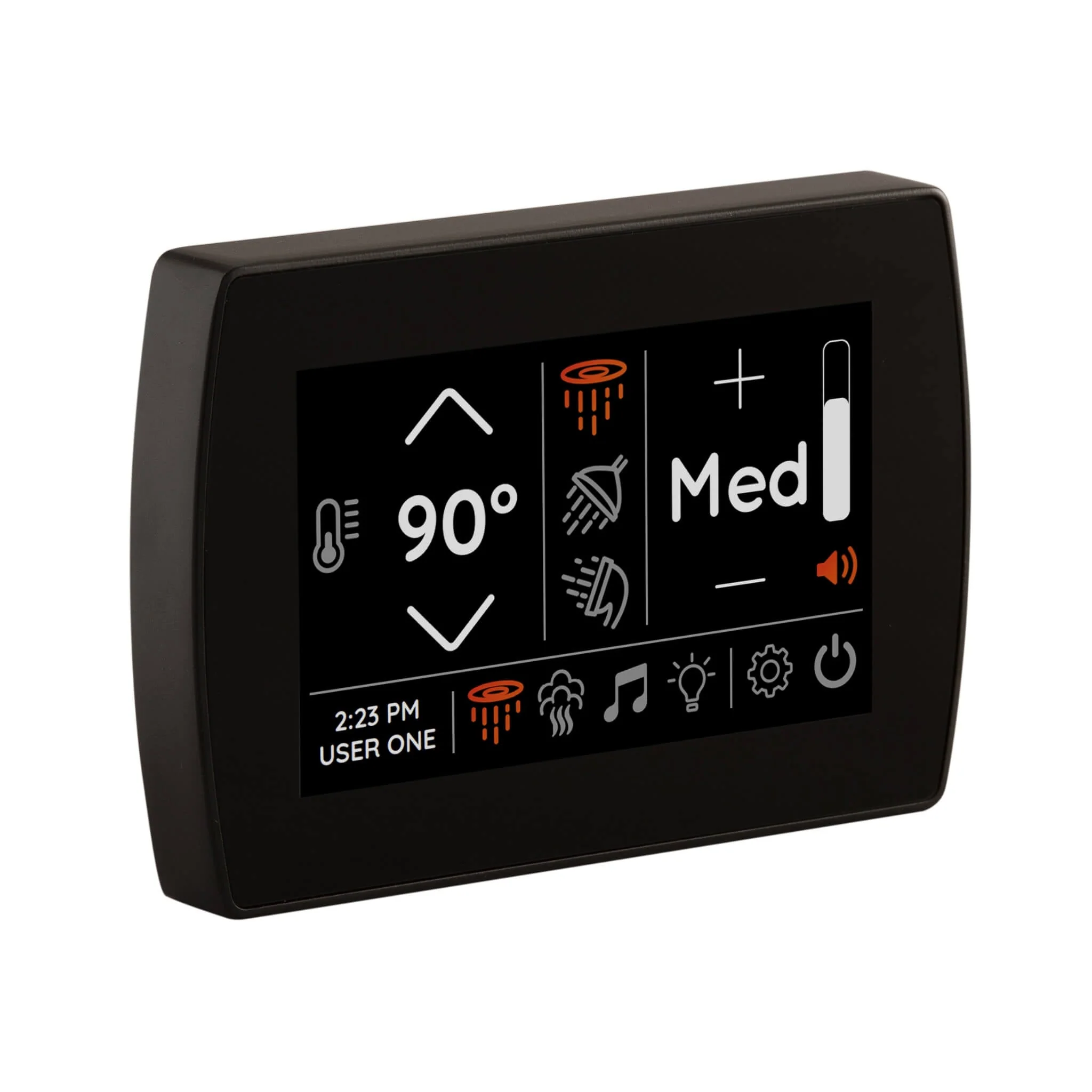 ThermaSol Black SignaTouch 5-Inch Shower Control Package With Digital Shower Valve [DSP-SIG] (SAK31826) - Image 3