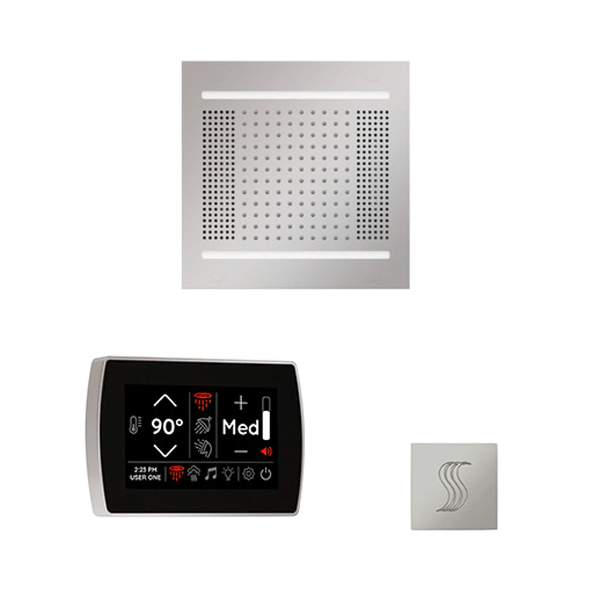 ThermaSol SignaTouch 5-Inch Display Steam Control Package With HydroVive Rainhead (SAK12821) - Image 10