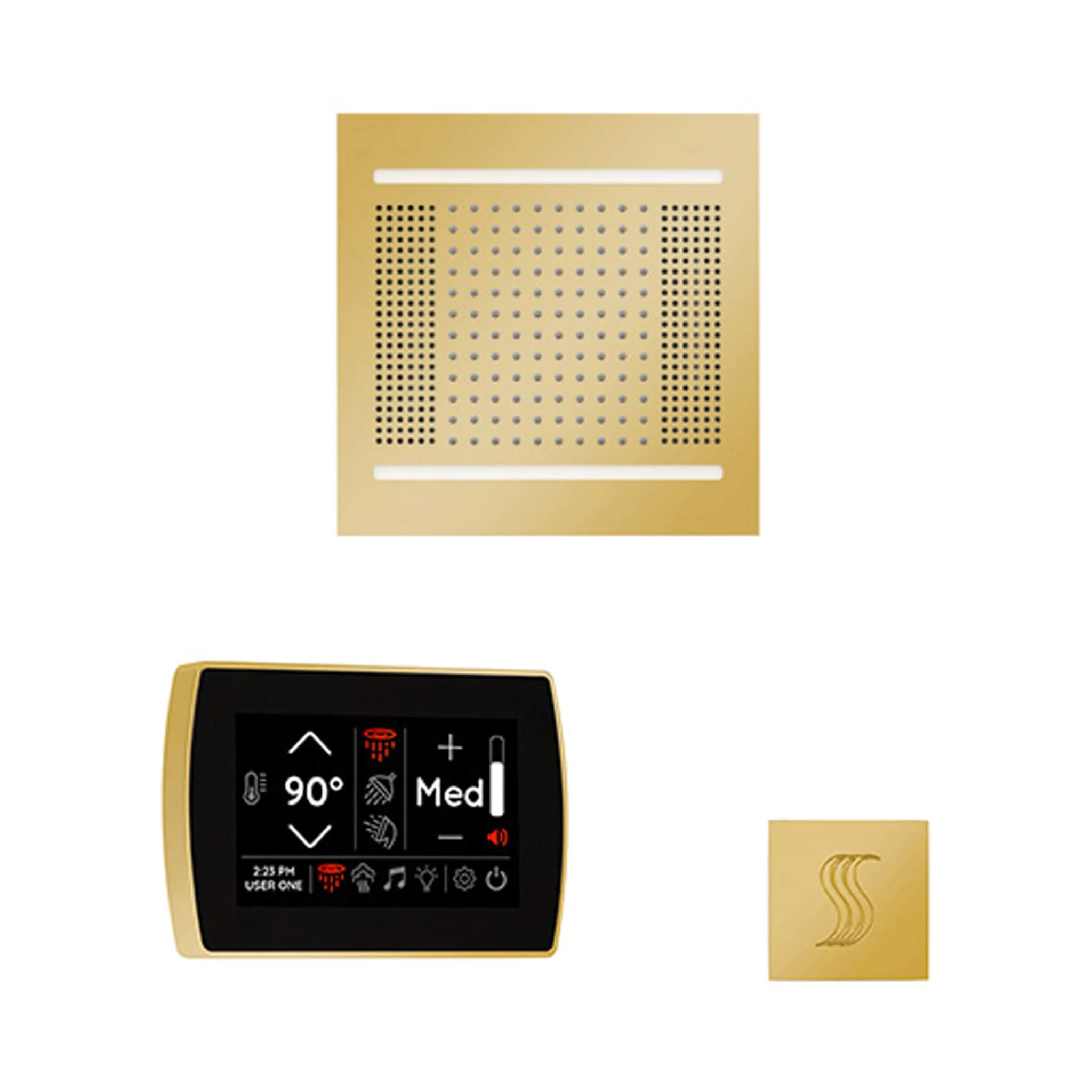 ThermaSol SignaTouch 5-Inch Display Steam Control Package With HydroVive Rainhead (SAK12821) - Image 11