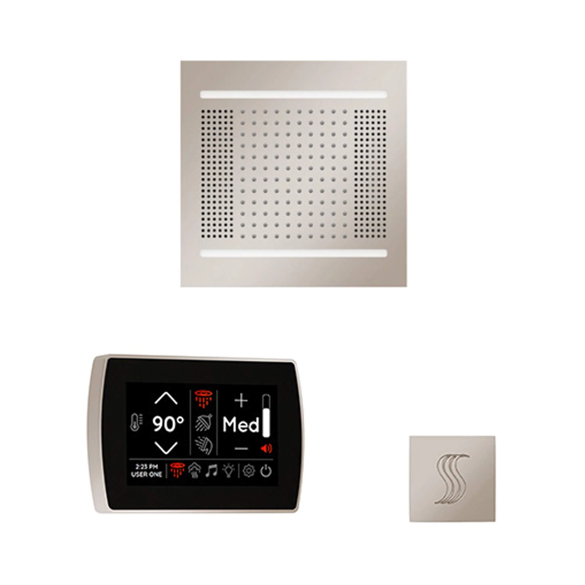 ThermaSol SignaTouch 5-Inch Display Steam Control Package With HydroVive Rainhead (SAK12821) - Image 12
