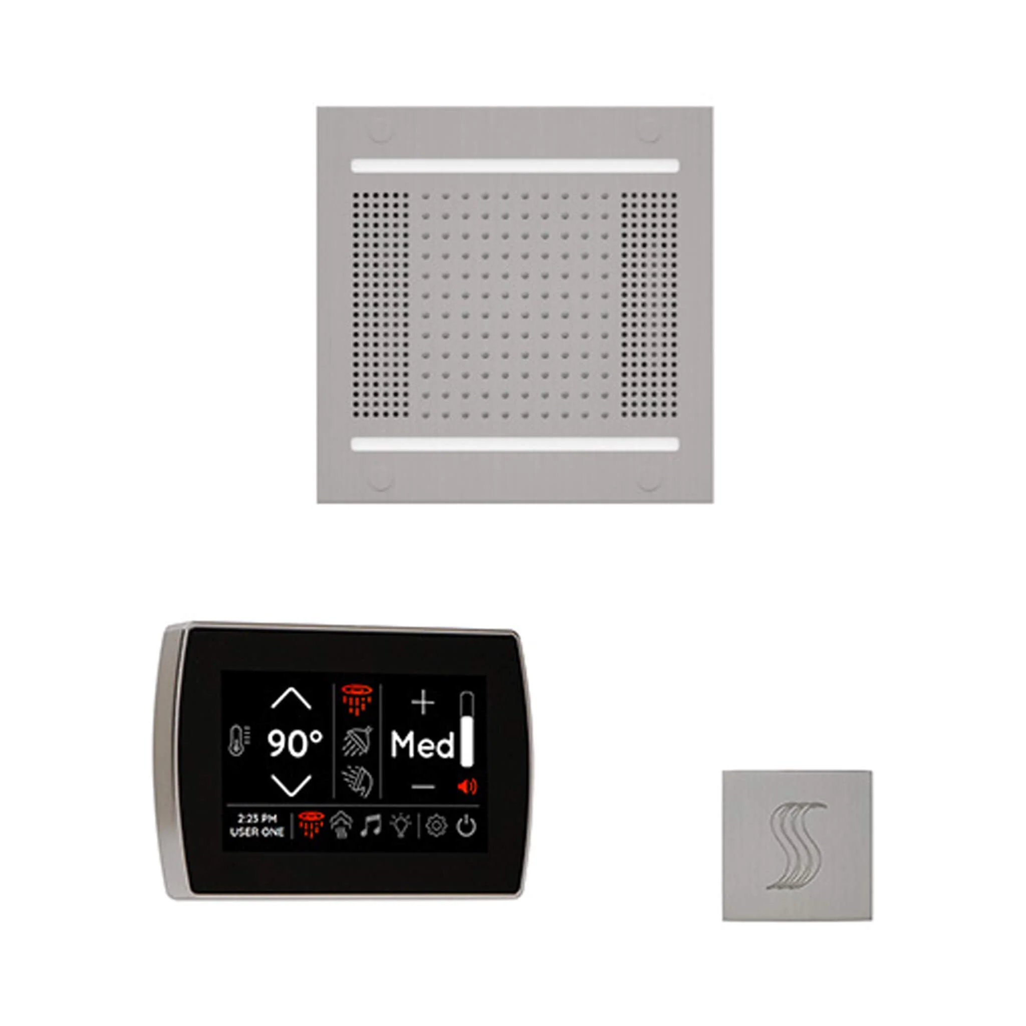 ThermaSol SignaTouch 5-Inch Display Steam Control Package With HydroVive Rainhead (SAK12821) - Image 14