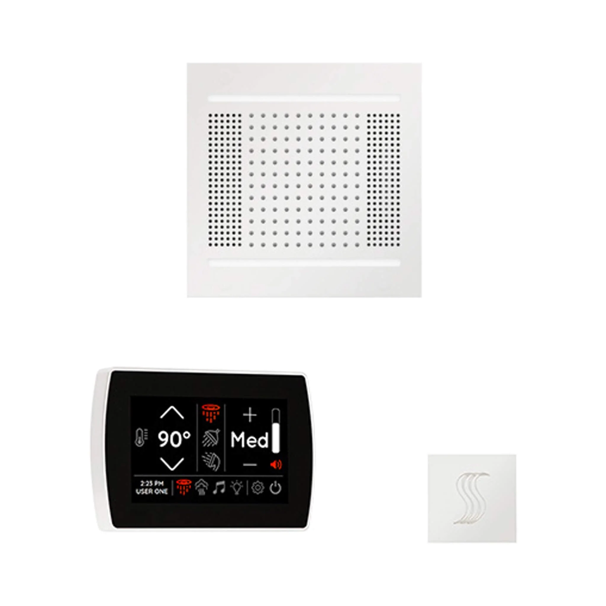 ThermaSol SignaTouch 5-Inch Display Steam Control Package With HydroVive Rainhead (SAK12821) - Image 16