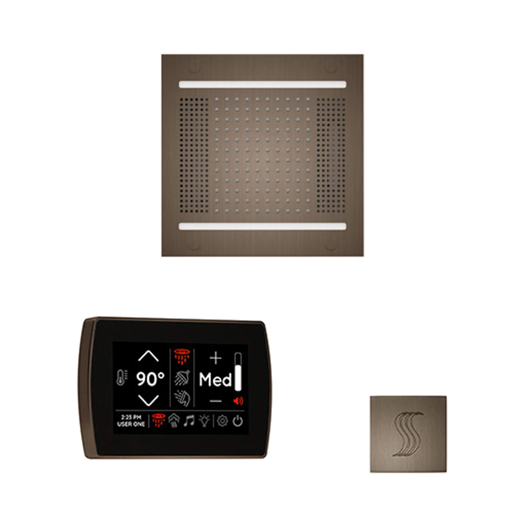 ThermaSol SignaTouch 5-Inch Display Steam Control Package With HydroVive Rainhead (SAK12821) - Image 4