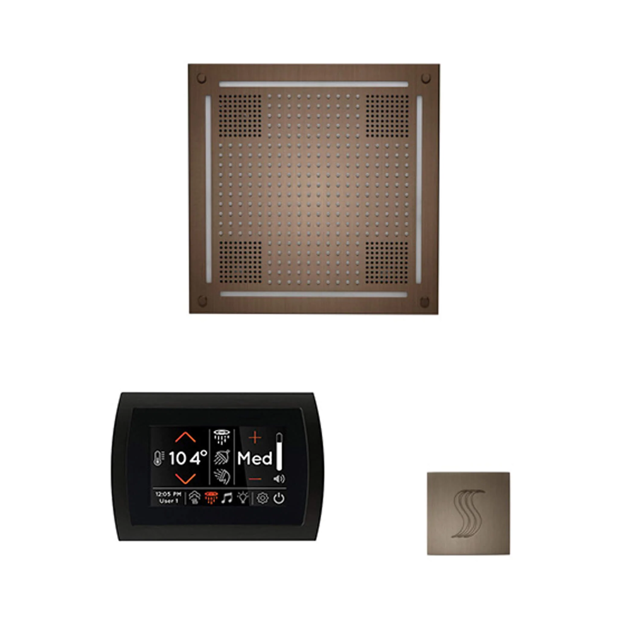 ThermaSol SignaTouch 5-Inch Display Steam Control Package With HydroVive Rainhead (SAK12821) - Image 48